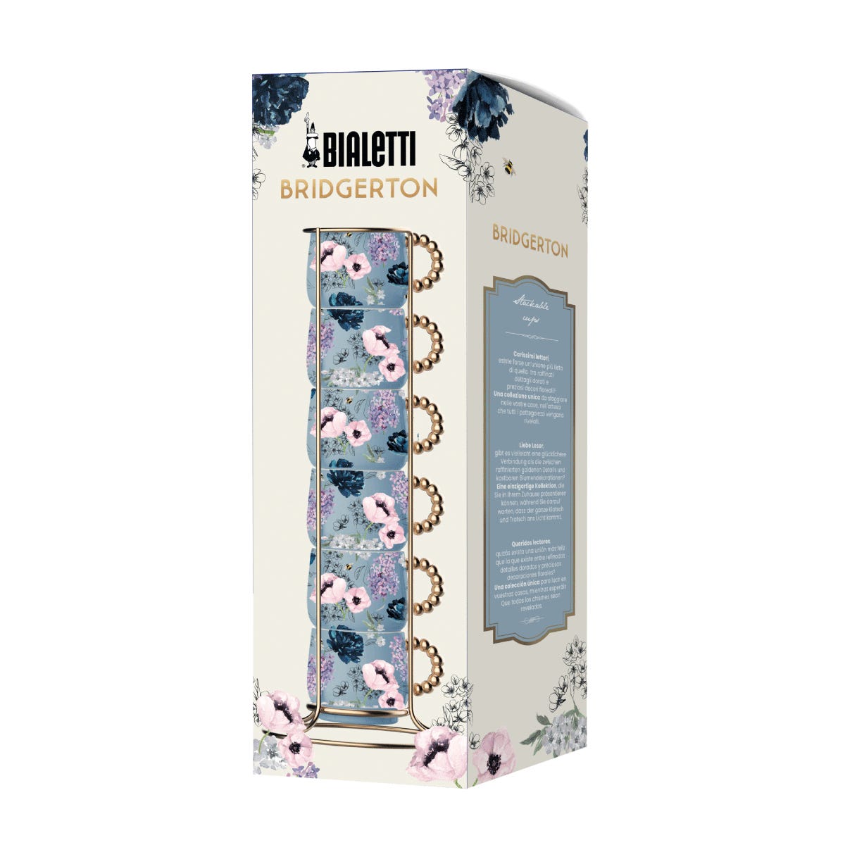 Bialetti Bridgerton Stackable Cups – Set of 6