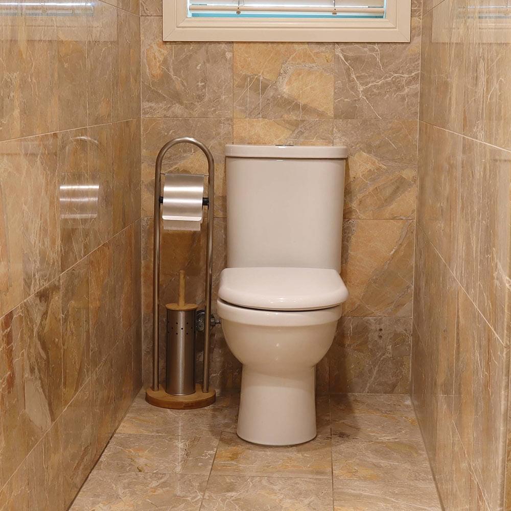 Eco Basics Toilet Roll Dispenser & Brush