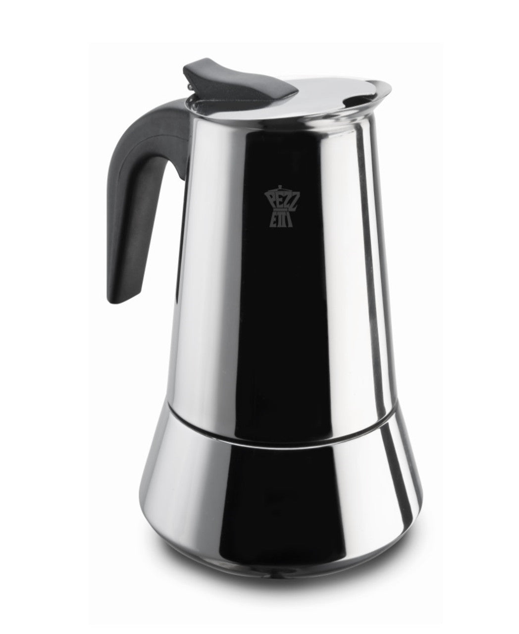 Pezzetti 10 Cup Stainless Steel Stove Top Coffee Maker