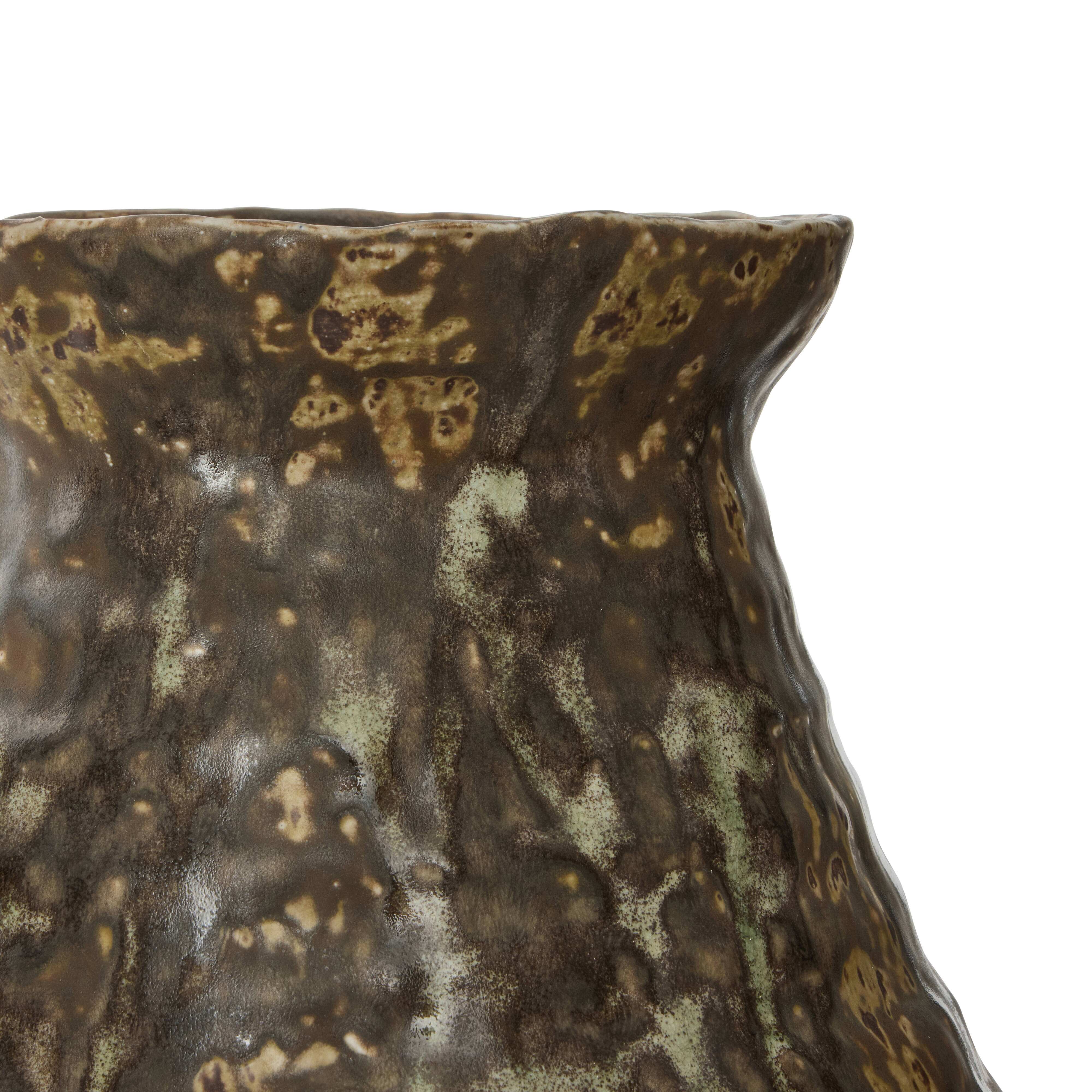 Grand Designs Arbor Tall Vase Brown & Green