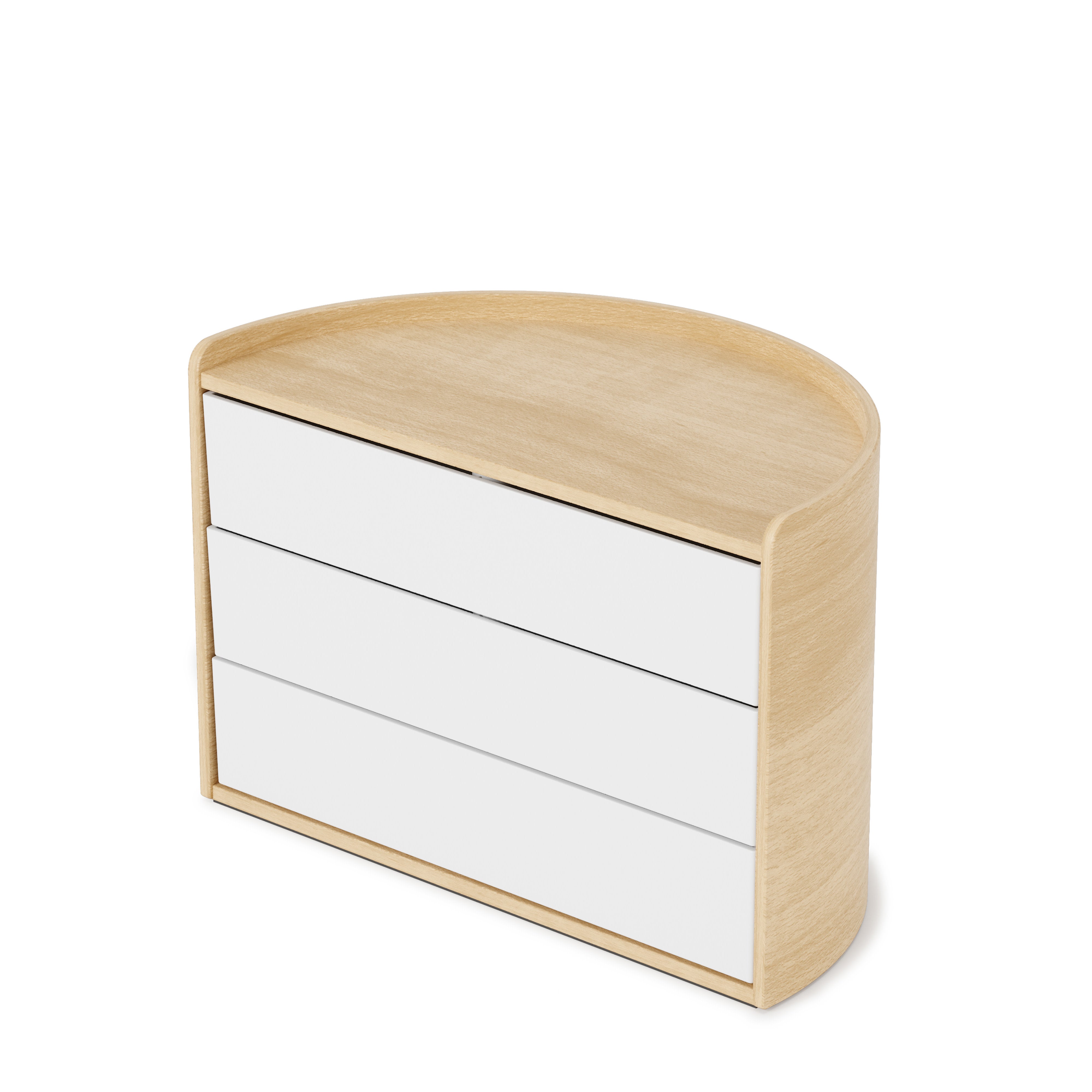 Umbra Moona Storage Box White & Natural