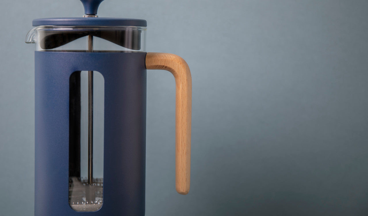 La Cafetière Pisa Stainless Steel Cafetière 8 Cup / 1L (Navy)