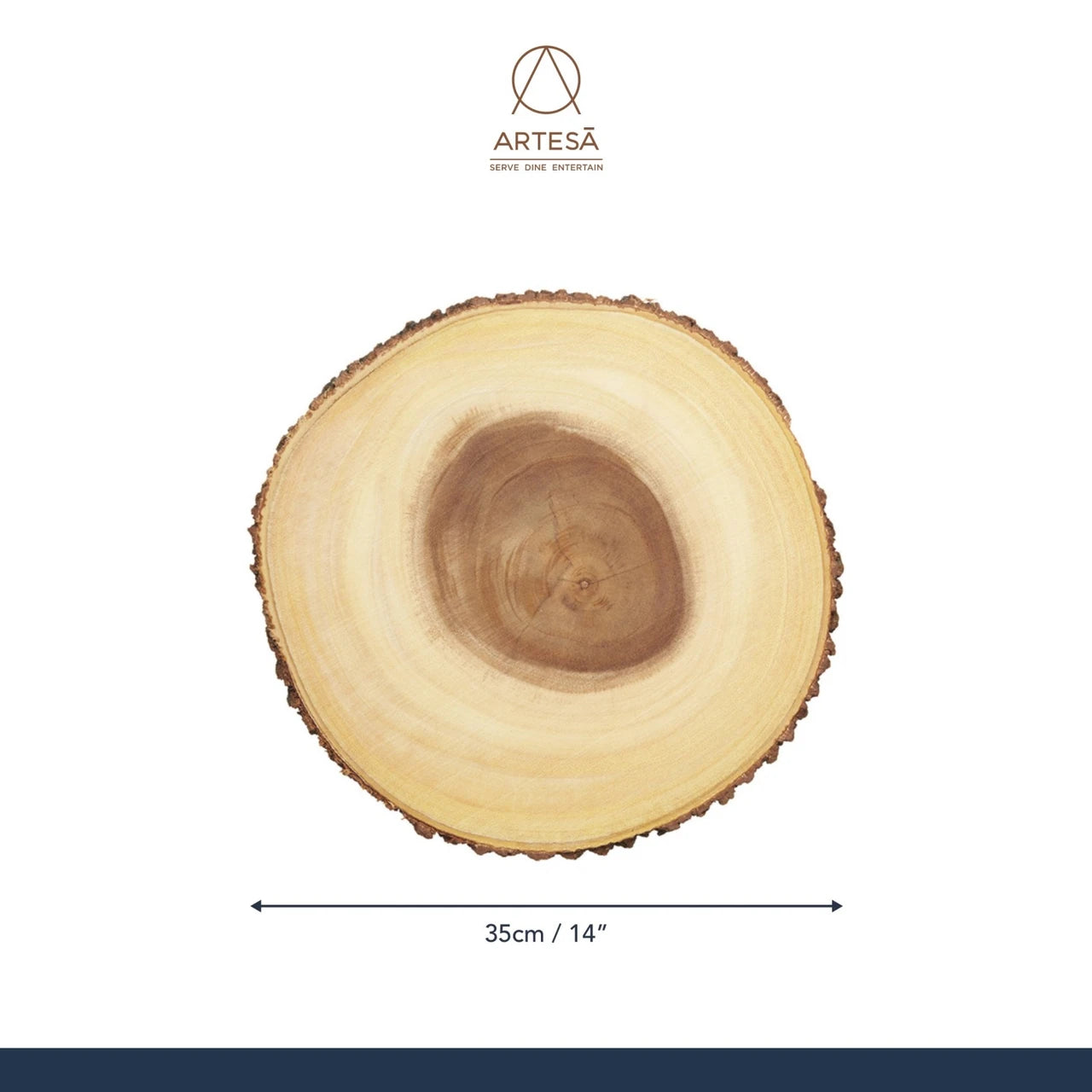Artesà Rustic Acacia Serving Board 35cm