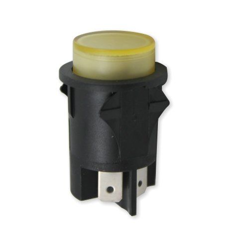 Bezzera Yellow Round Switch 16A 2-Pole 25mm
