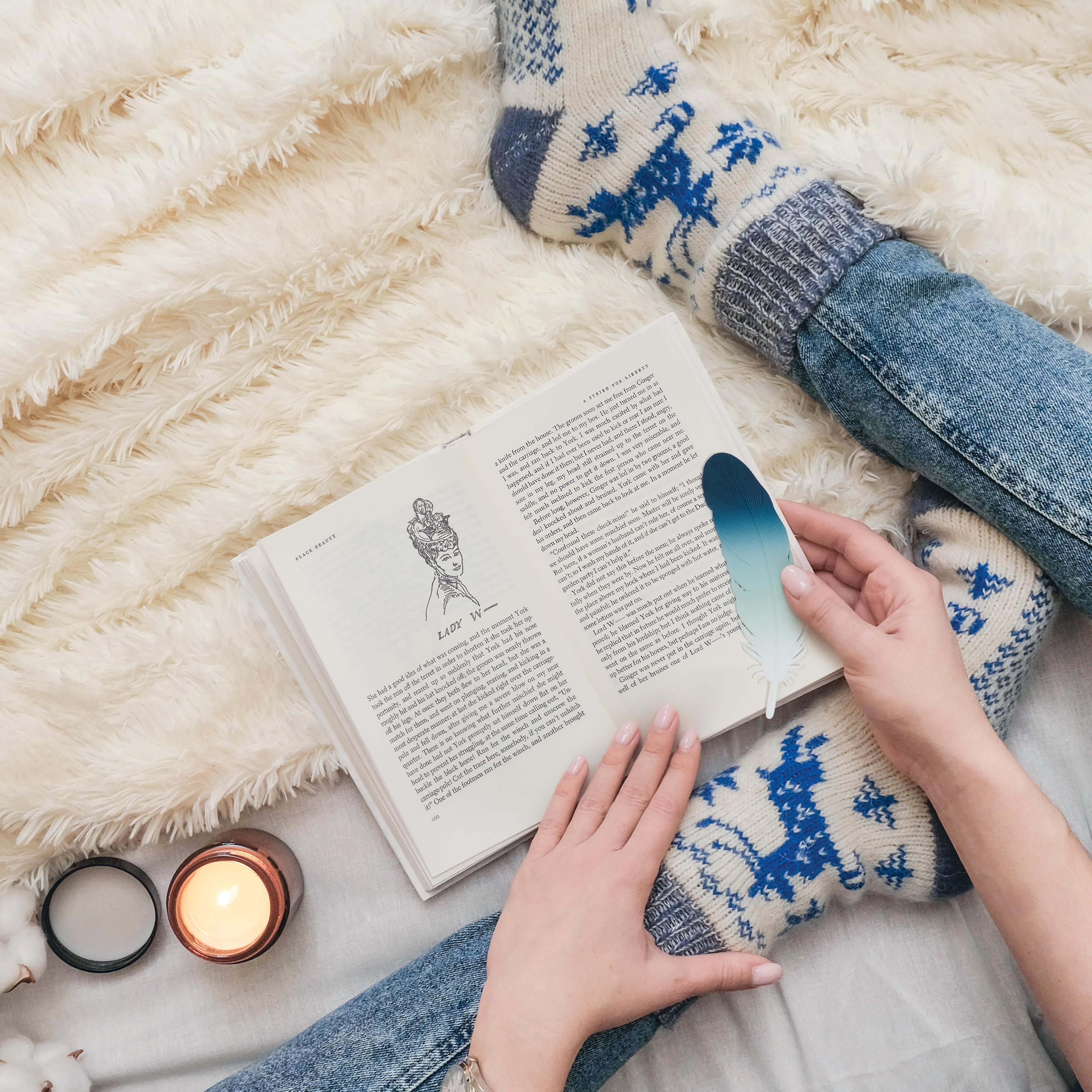 Fred Tale Feather Bookmark Multi-Coloured
