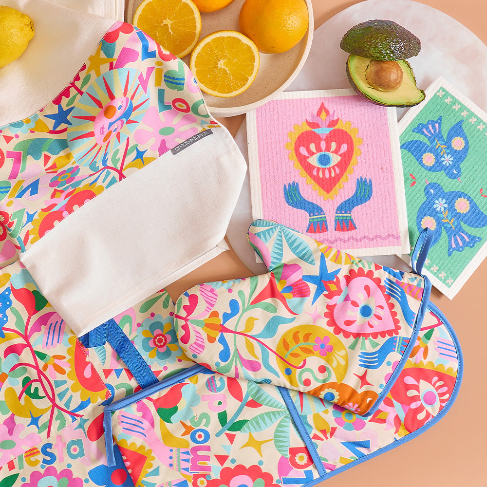 Annabel Trends Cotton Double Oven Mitt Fiesta