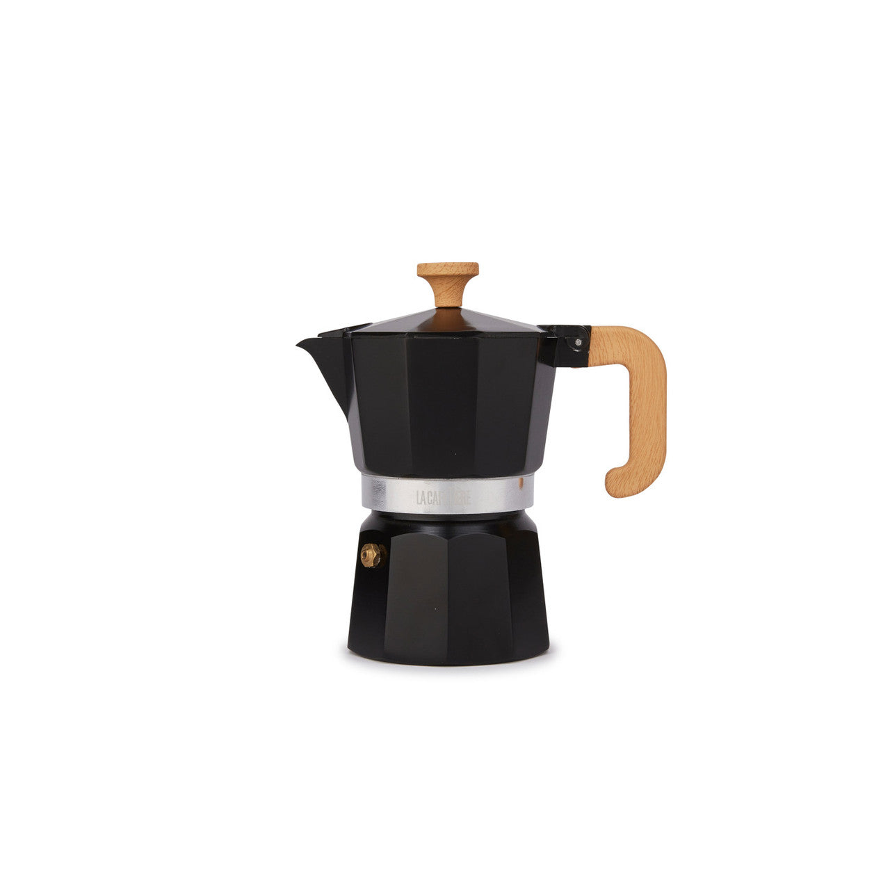 La Cafetière Venice Aluminium Espresso Maker 3 Cup / 150ml (Black)