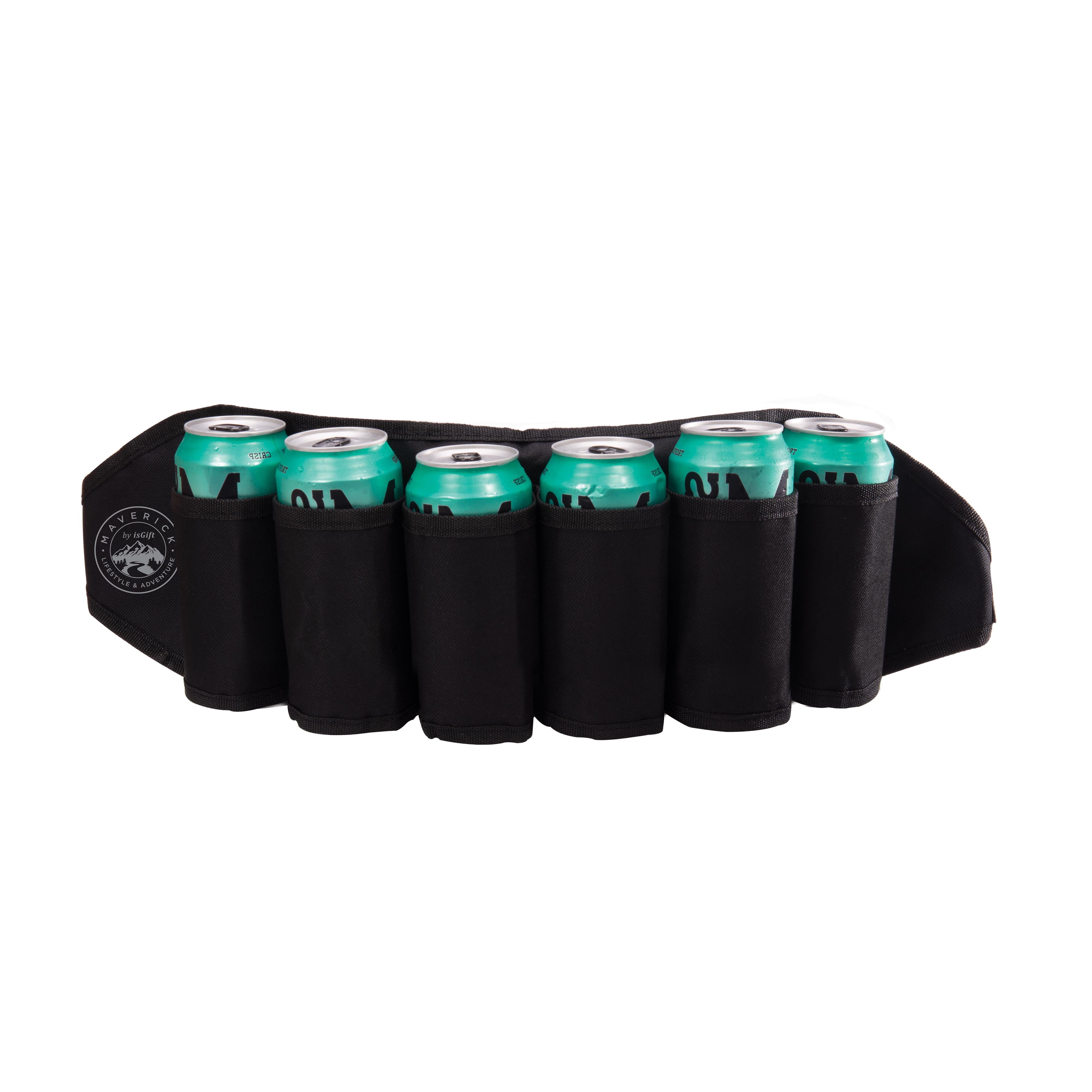 Maverick The 6 Pack Beer Belt Black