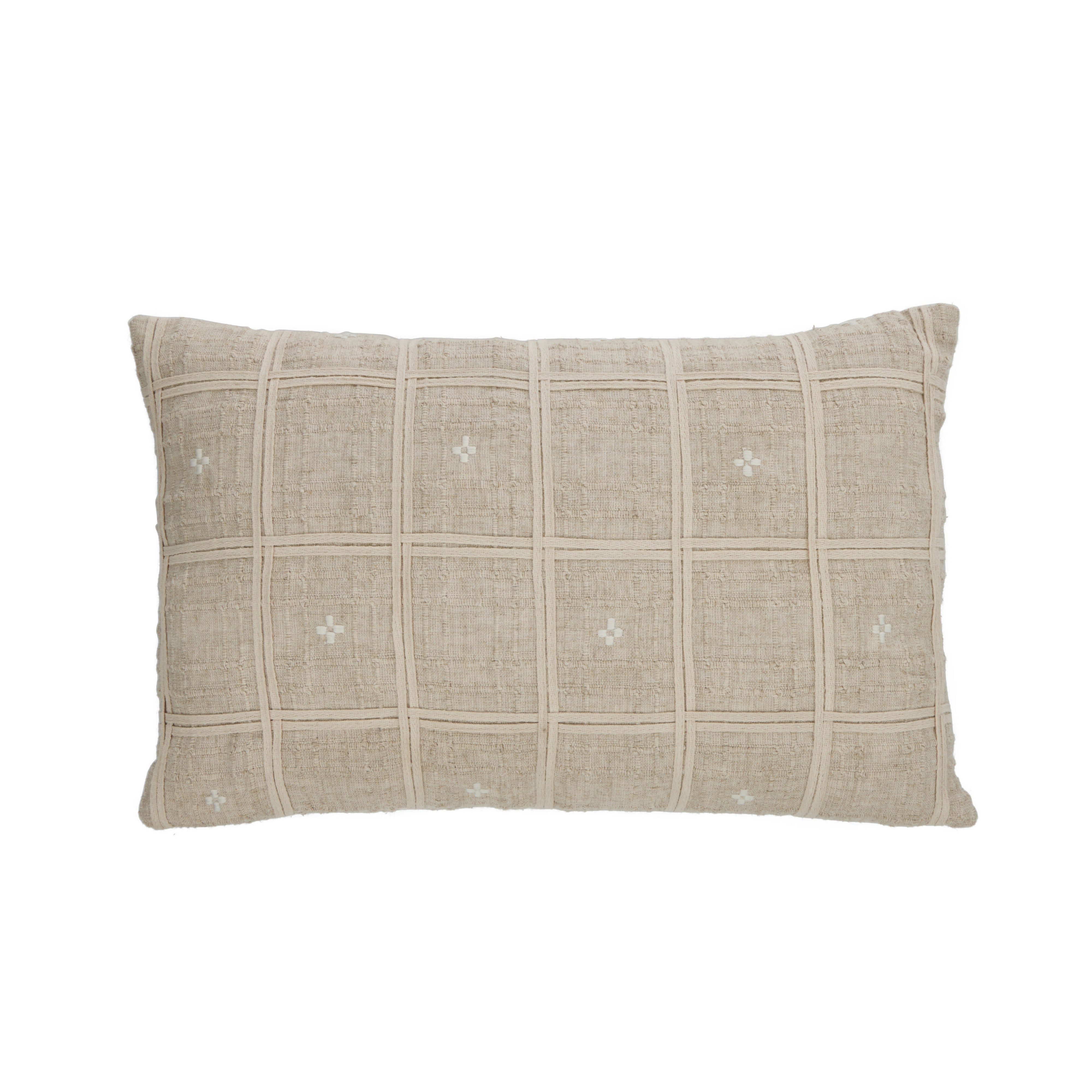 Society Home Clem Check Cushion