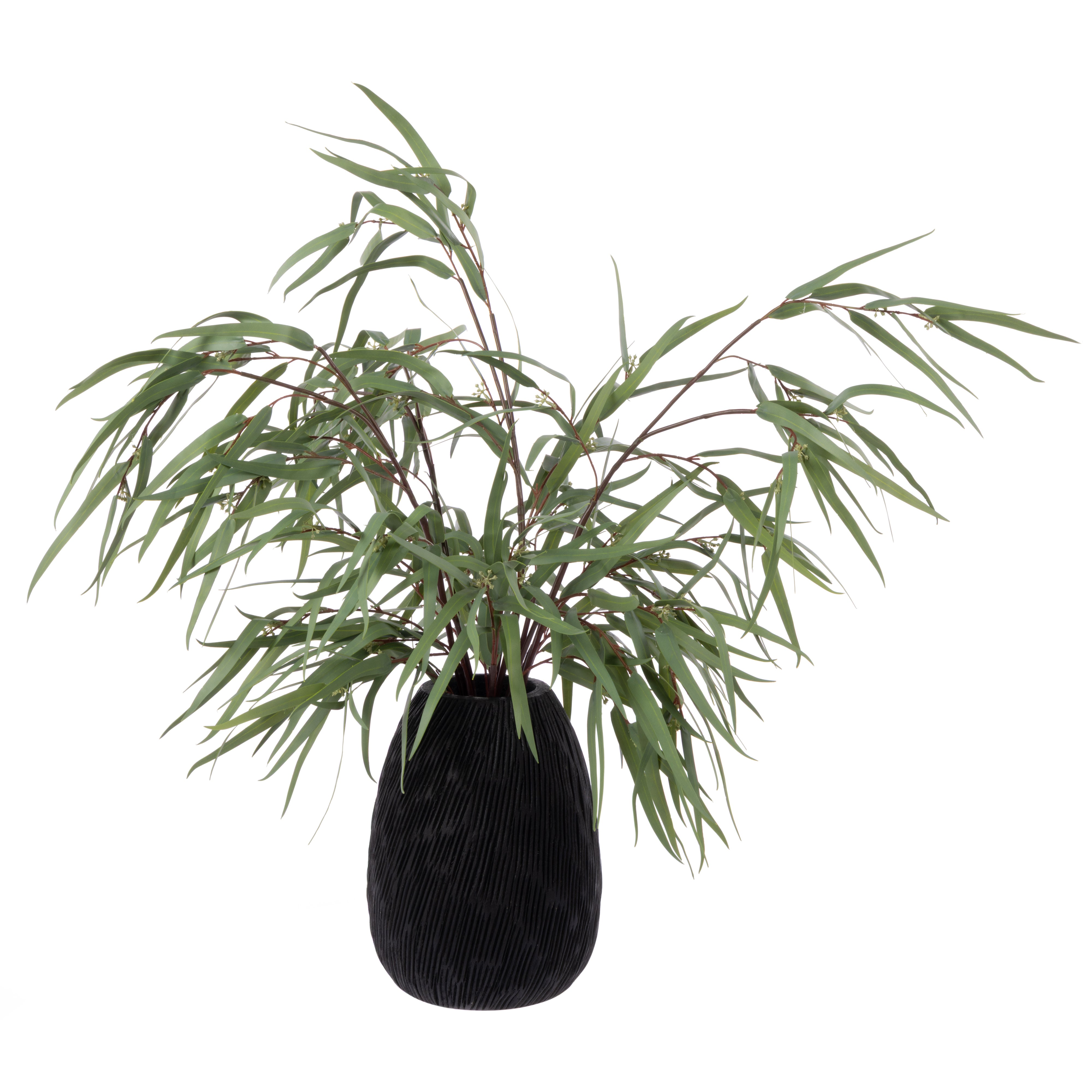 Rogue Eucalyptus Mix - Dansk Textured Vessel Green & Black 67cm