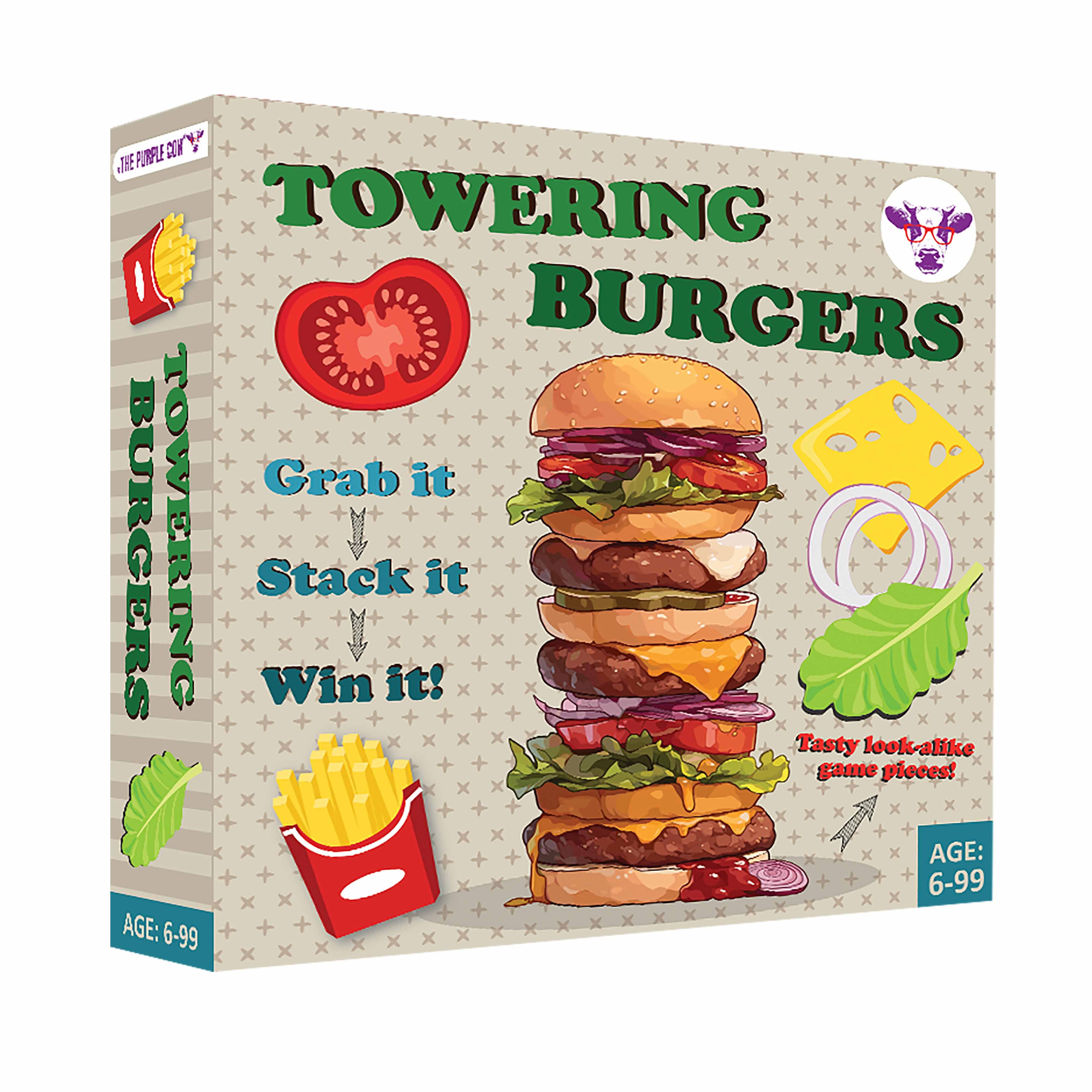 The Purple Cow Towering Burgers