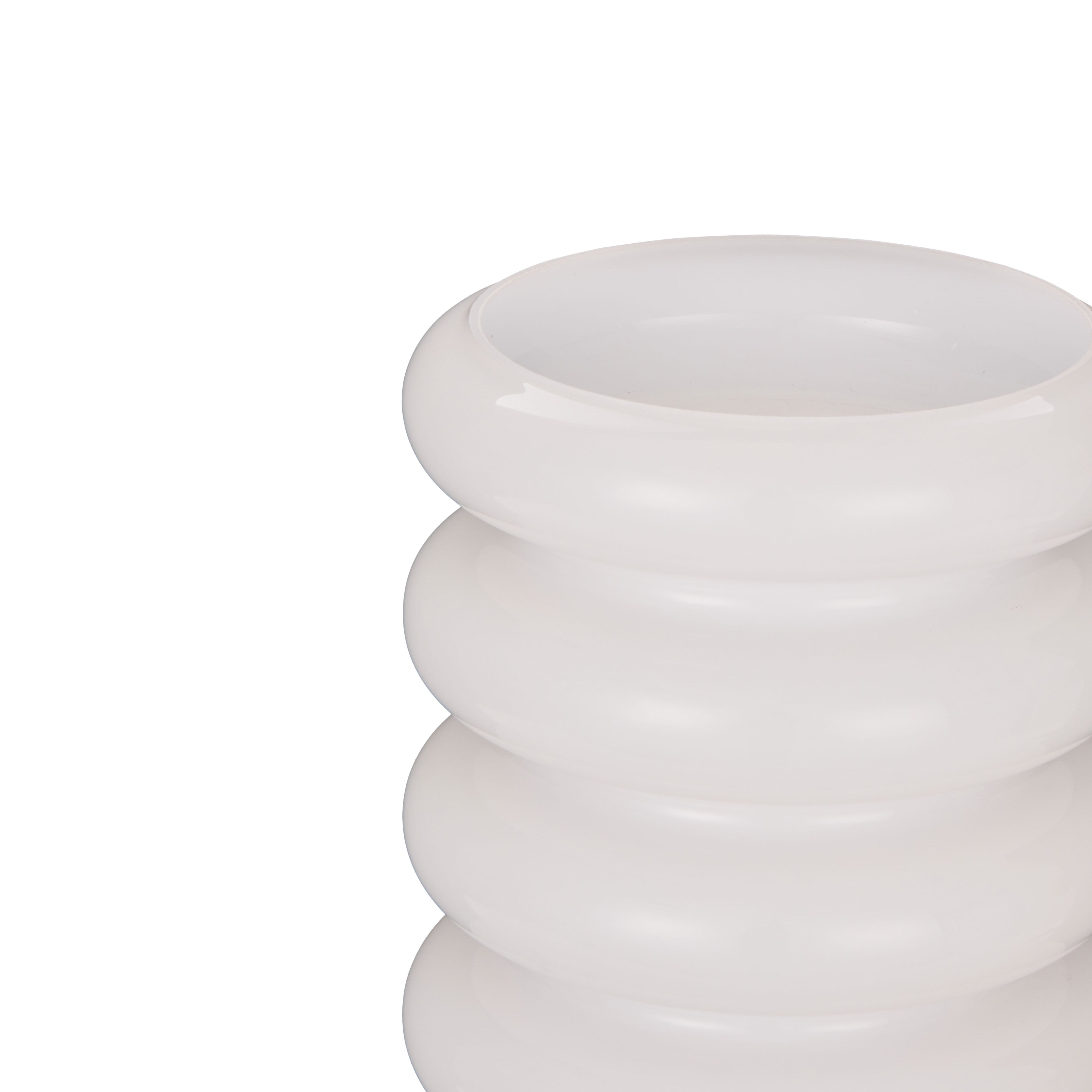 Amalfi Luma Glass Table Lamp White