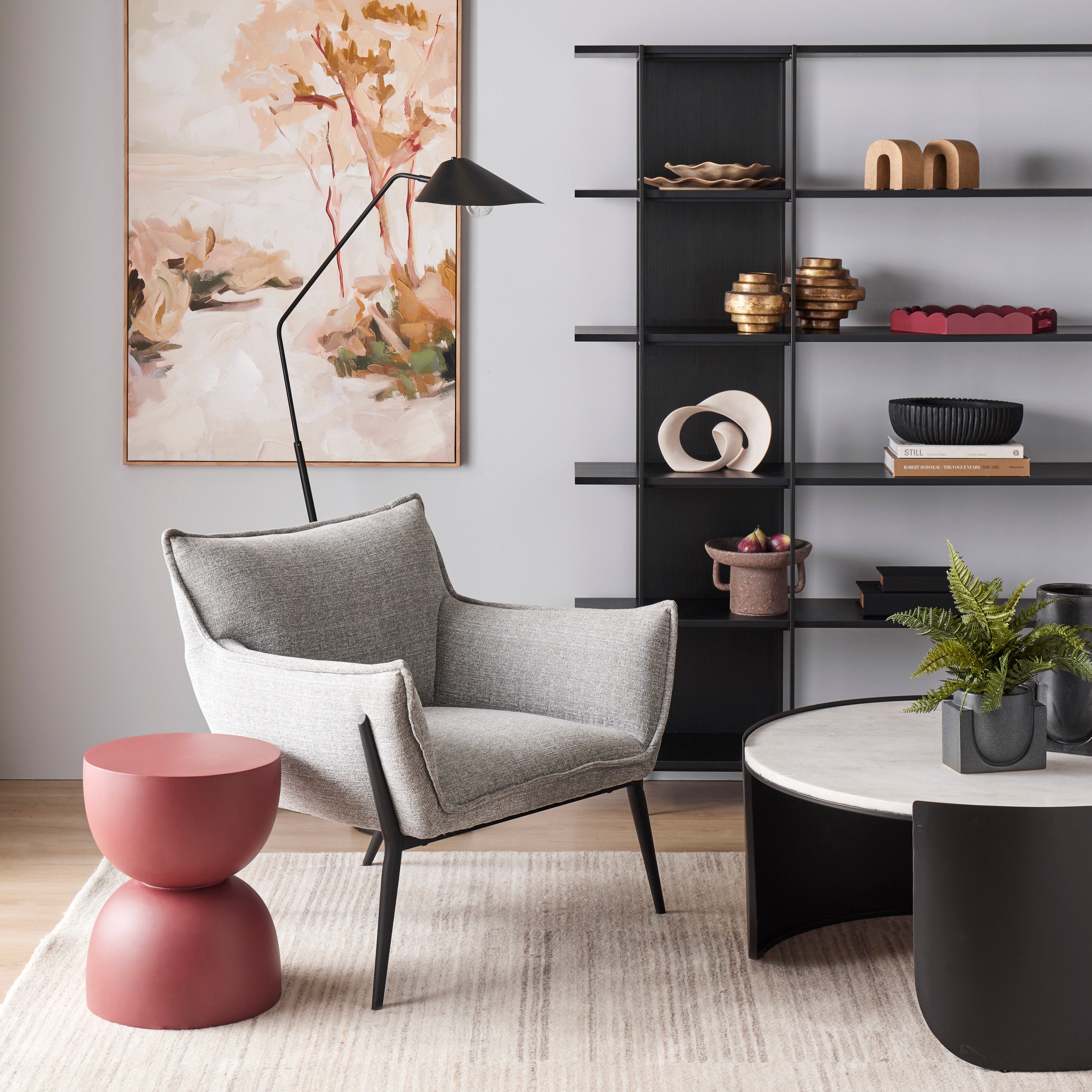 Amalfi Ponti Stoneware Planter Black