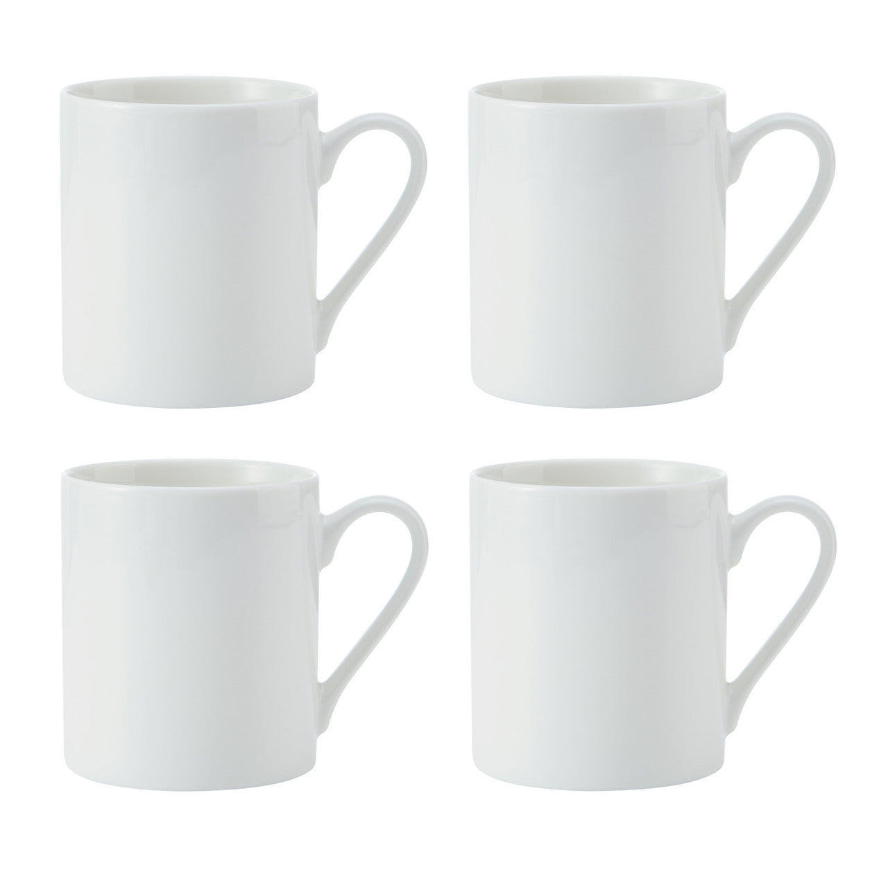 Mikasa Egret Fine China Mug Set 4 Piece 380ml (White)