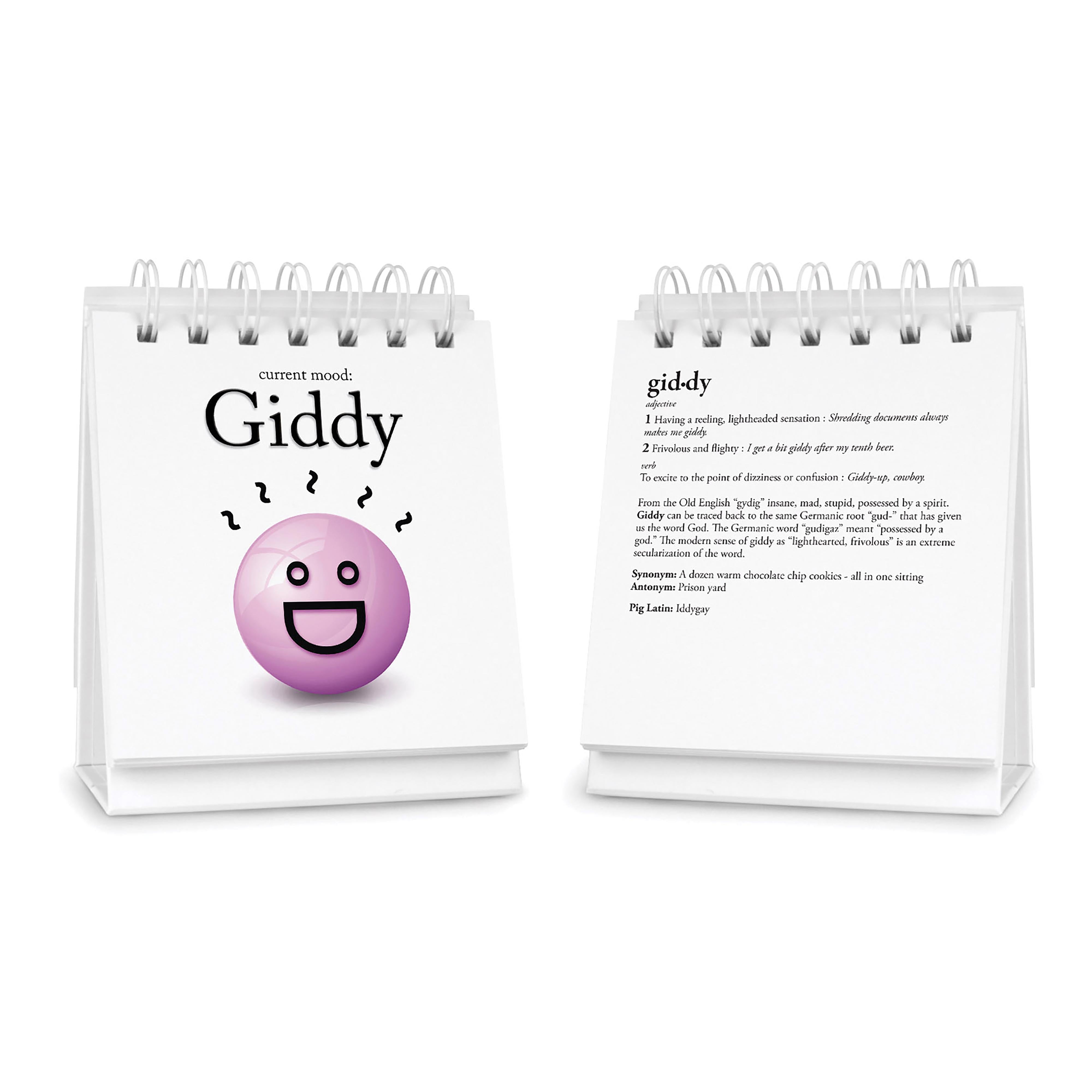 Fred The Daily Mood Desktop Flip Book Multi-Coloured