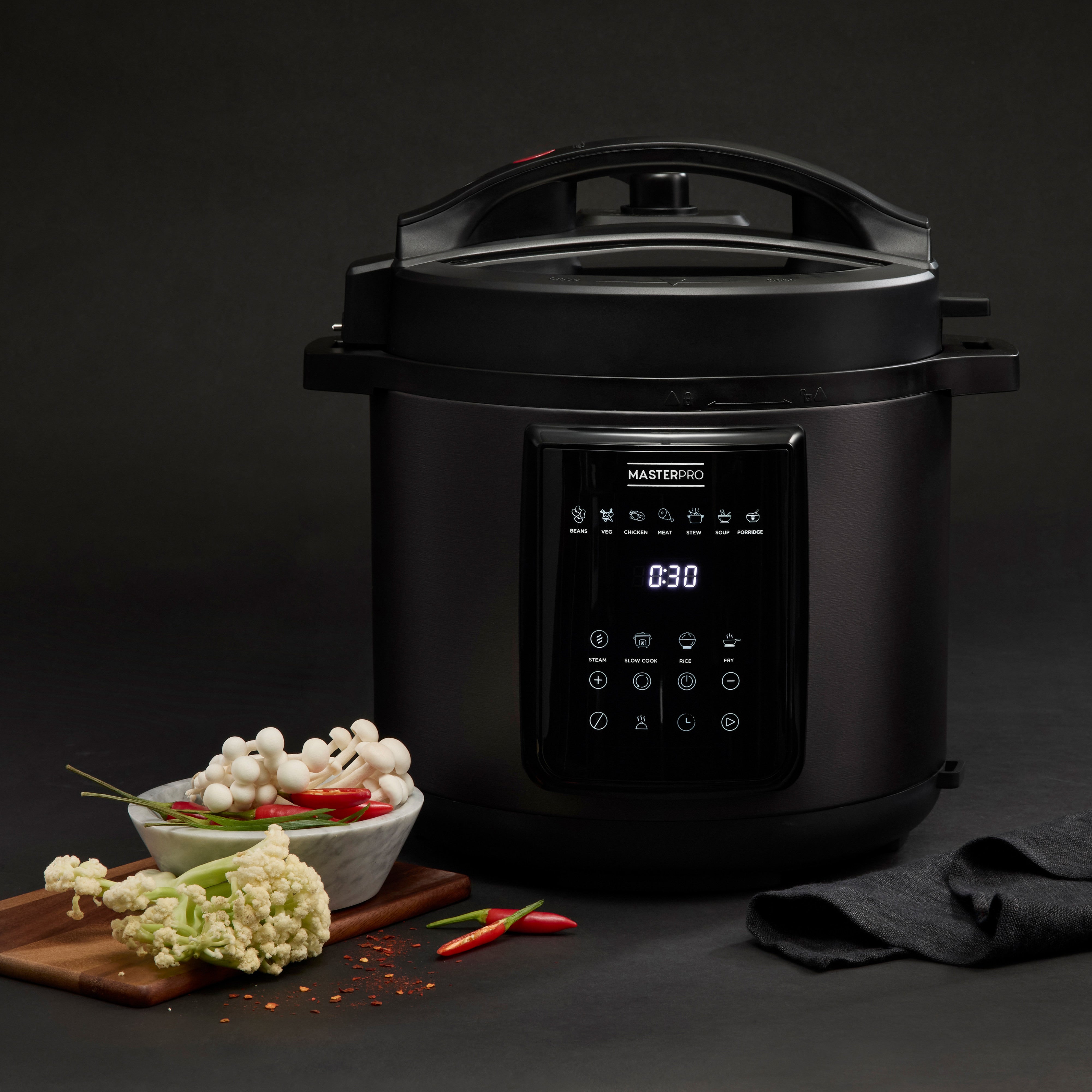 MasterPro 12-in-1 6L Digital Multi Cooker