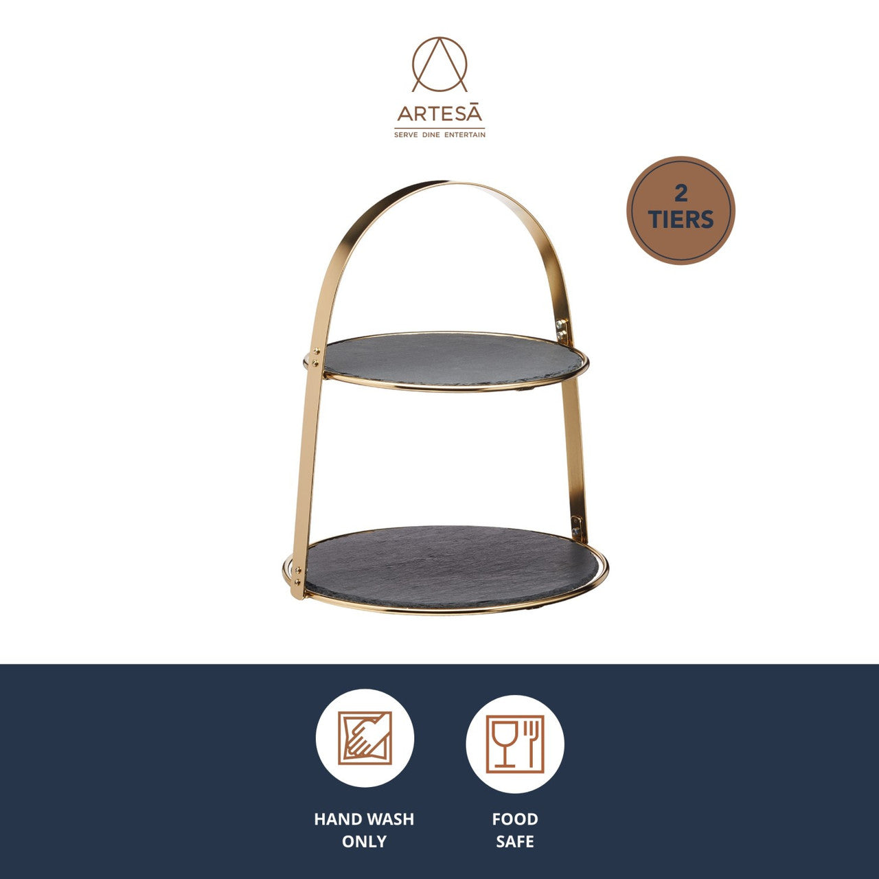 Artesà Arch Frame Slate Serving Stand