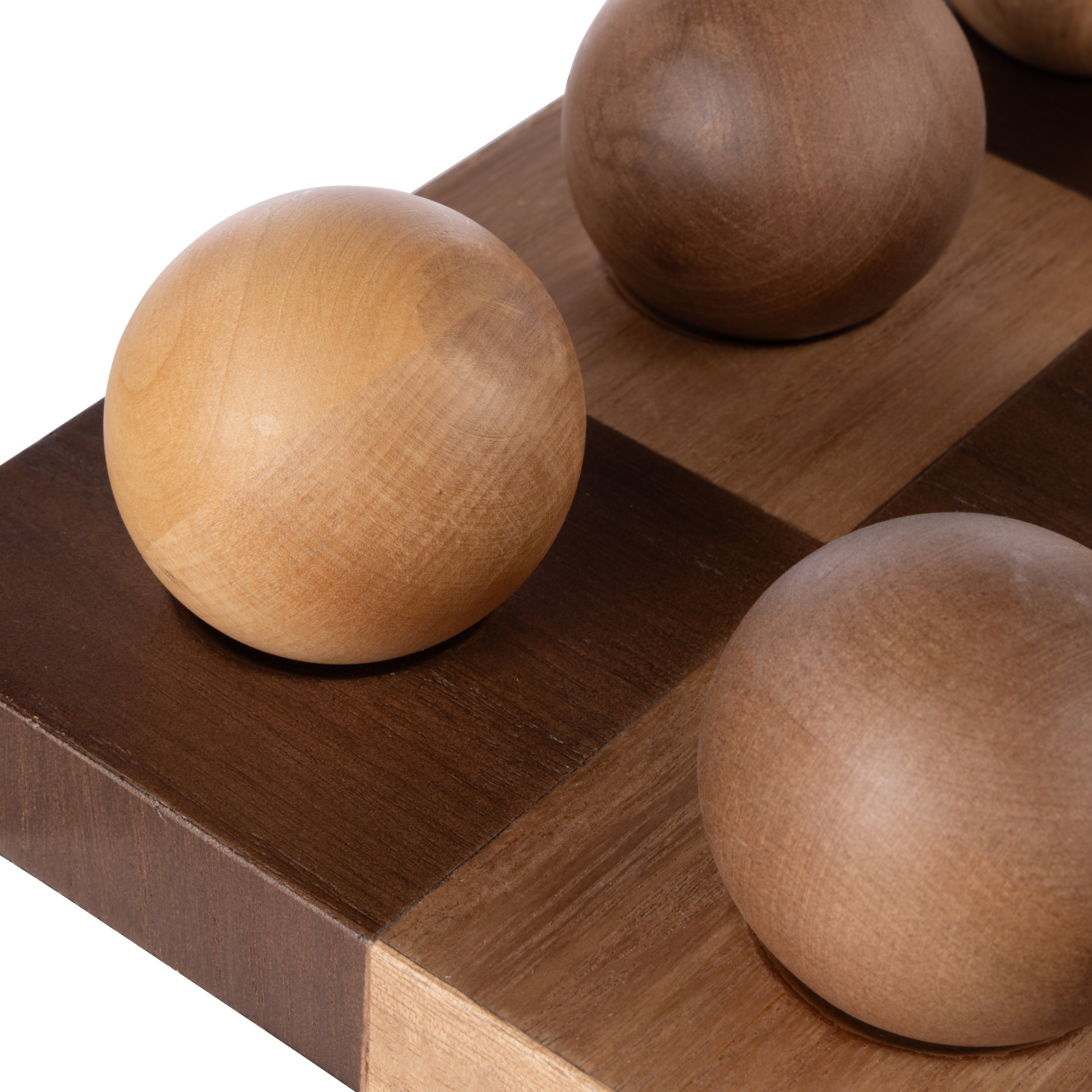 Academy Marshall Game & Sculpture Light & Dark Timber