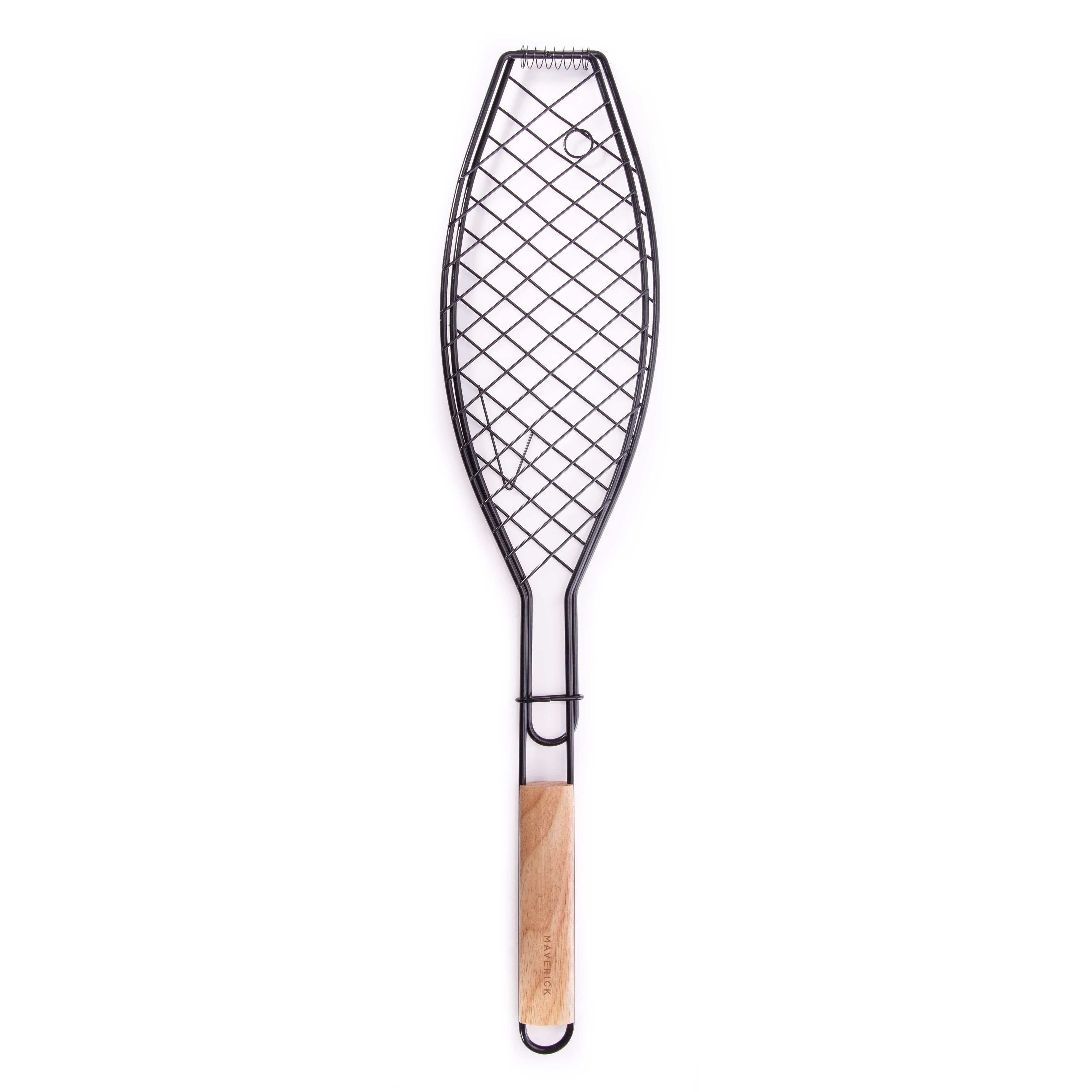 Maverick Flinders Fish Grilling Basket Black