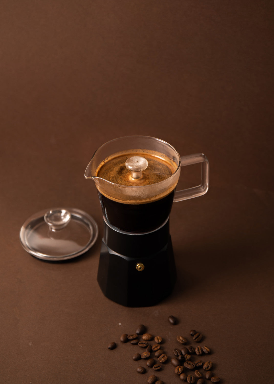 La Cafetière Verona Glass Espresso Maker 6 Cup / 240ml (Black)