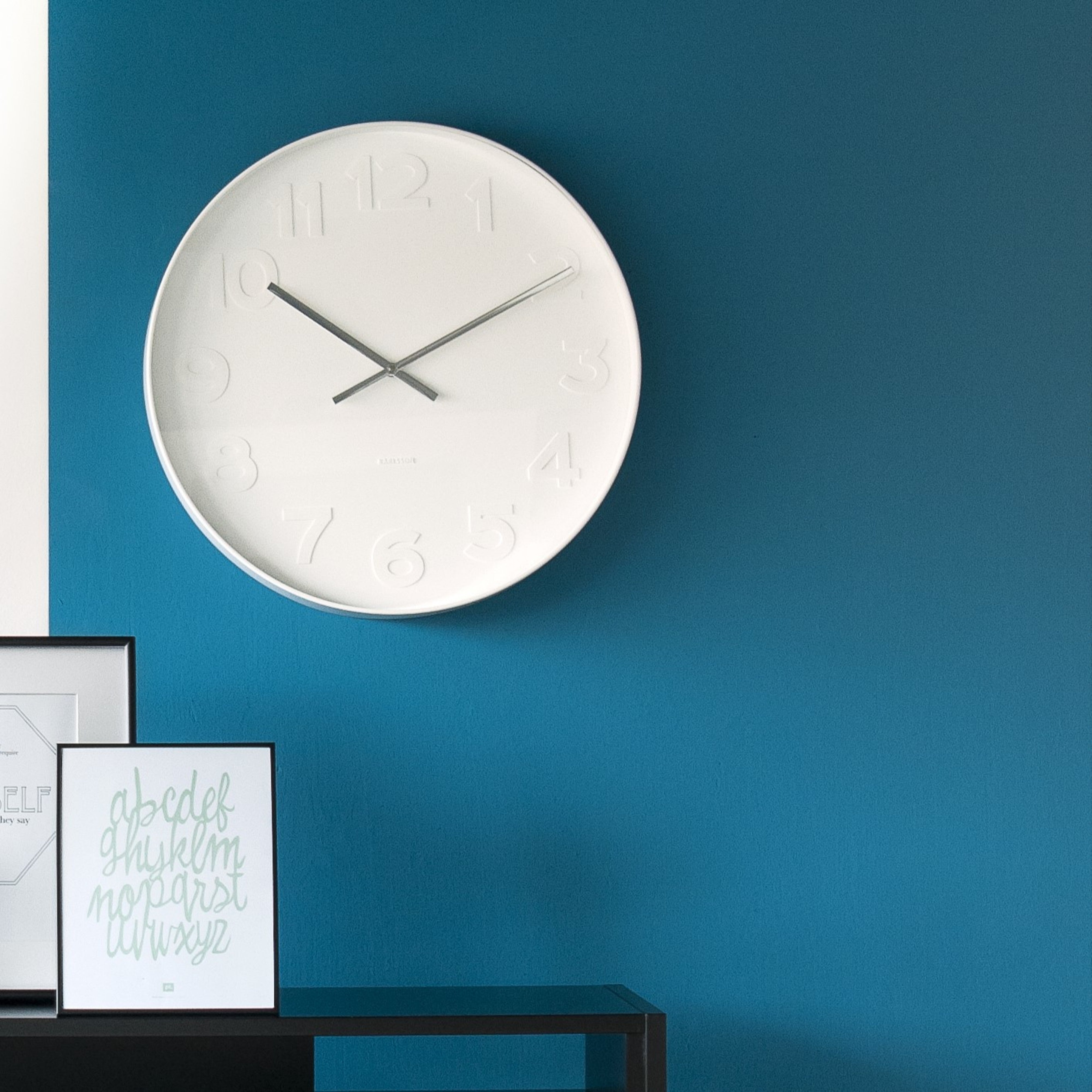 Karlsson Mr White Wall Clock 51cm