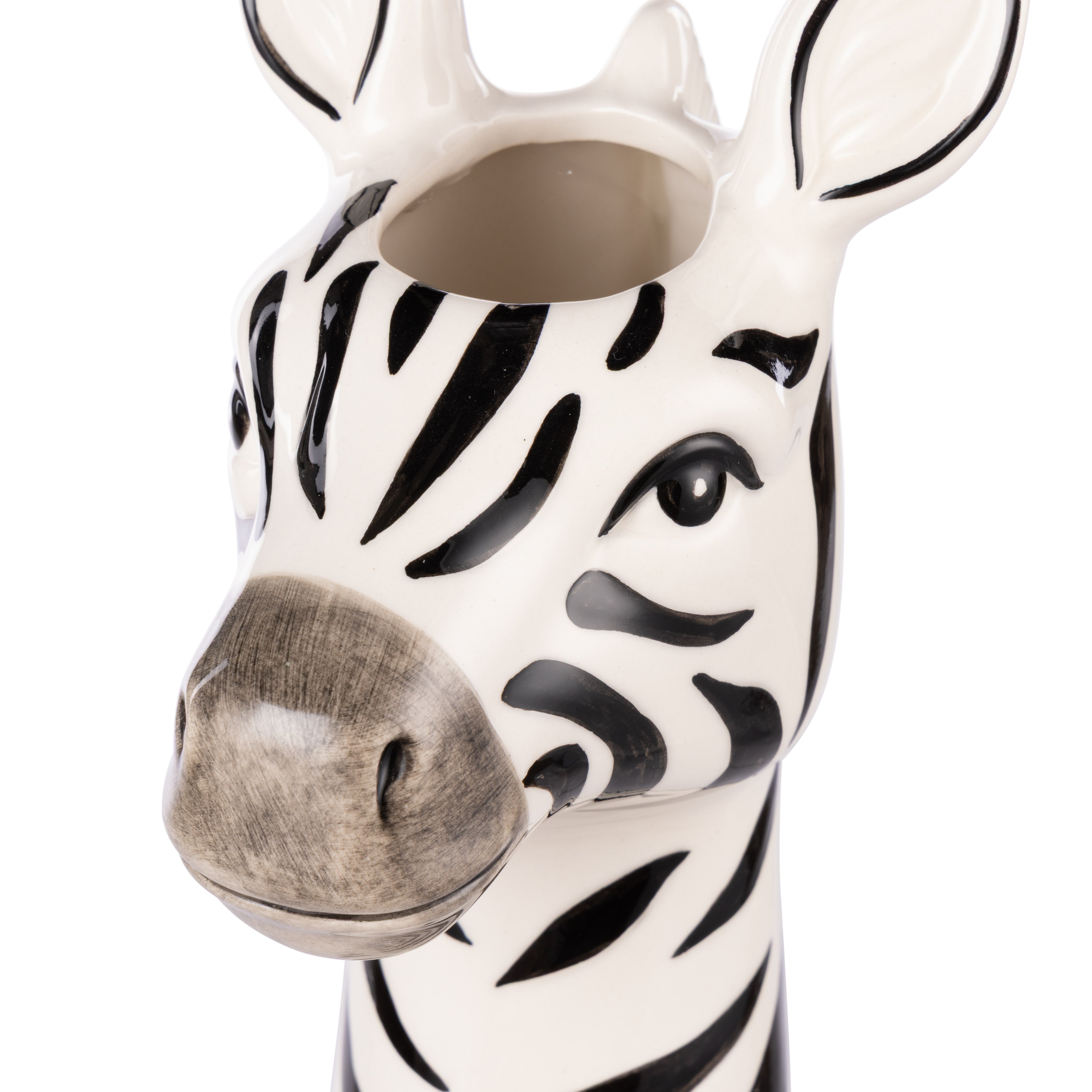 Emporium Zippy Zebra Vase Multi-Coloured