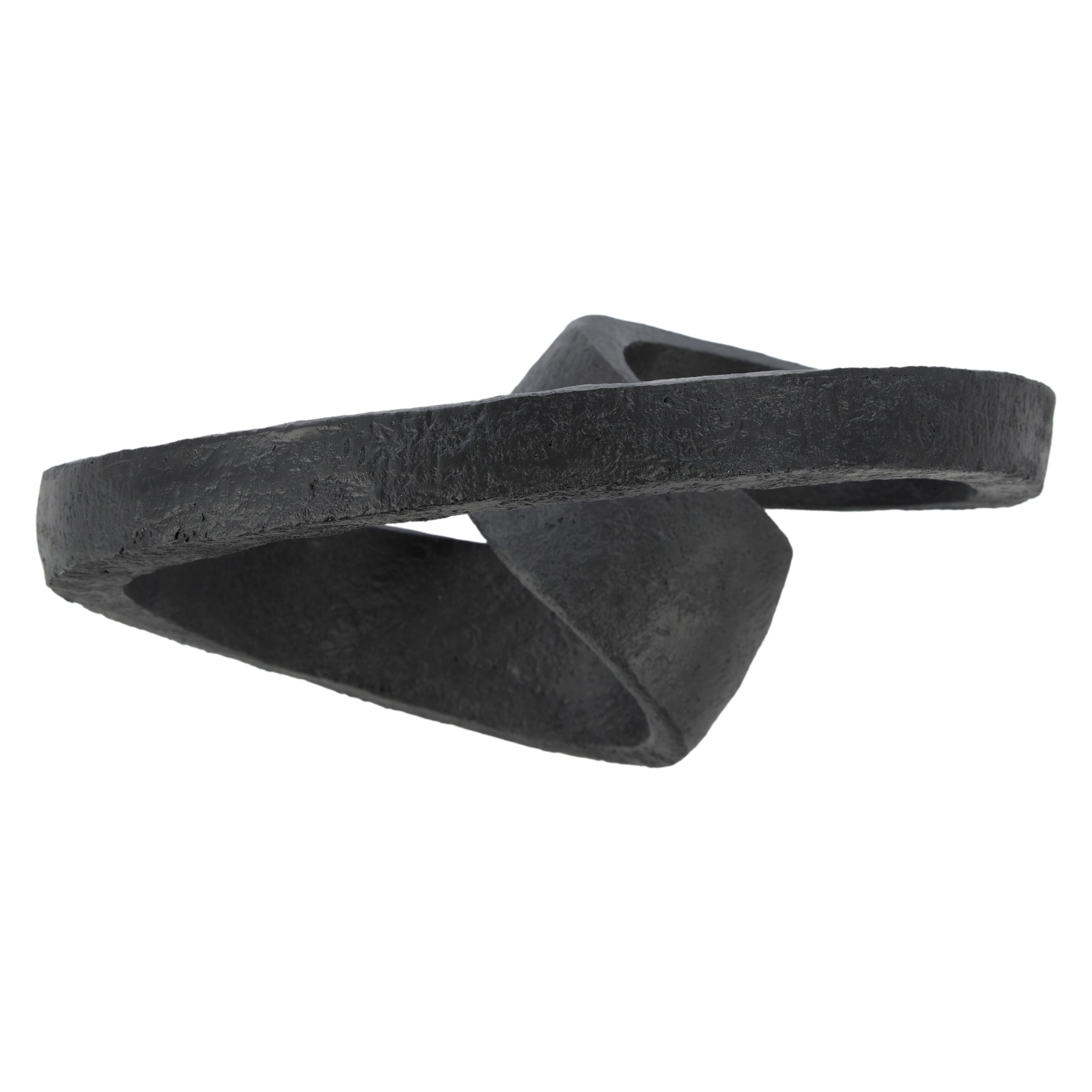Amalfi Arcus Abstract Sculpture Black