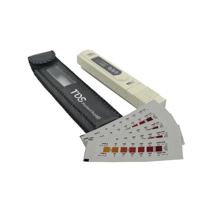 TDS Meter & Total Hardness Strip Test Kit