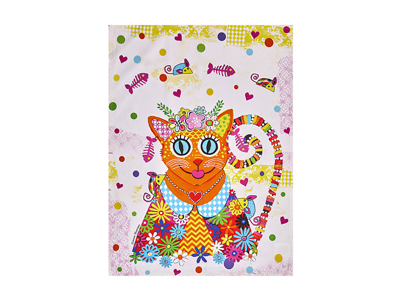 Maxwell & Williams Donna Sharam Kaleidoscope Tea Towel Ginger 50 x 70cm