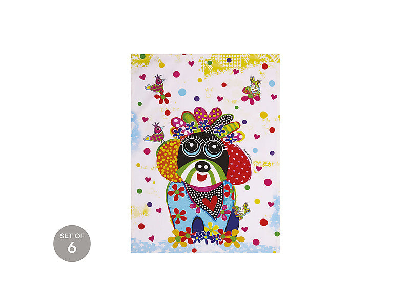 Maxwell & Williams Donna Sharam Kaleidoscope Tea Towel Roger 50 x 70cm