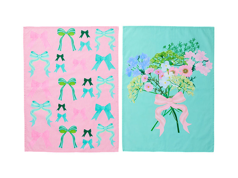 Maxwell & Williams Cherish Tea Towel Assorted 50 x 70cm 2 Piece