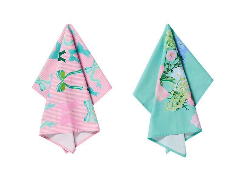 Maxwell & Williams Cherish Tea Towel Assorted 50 x 70cm 2 Piece