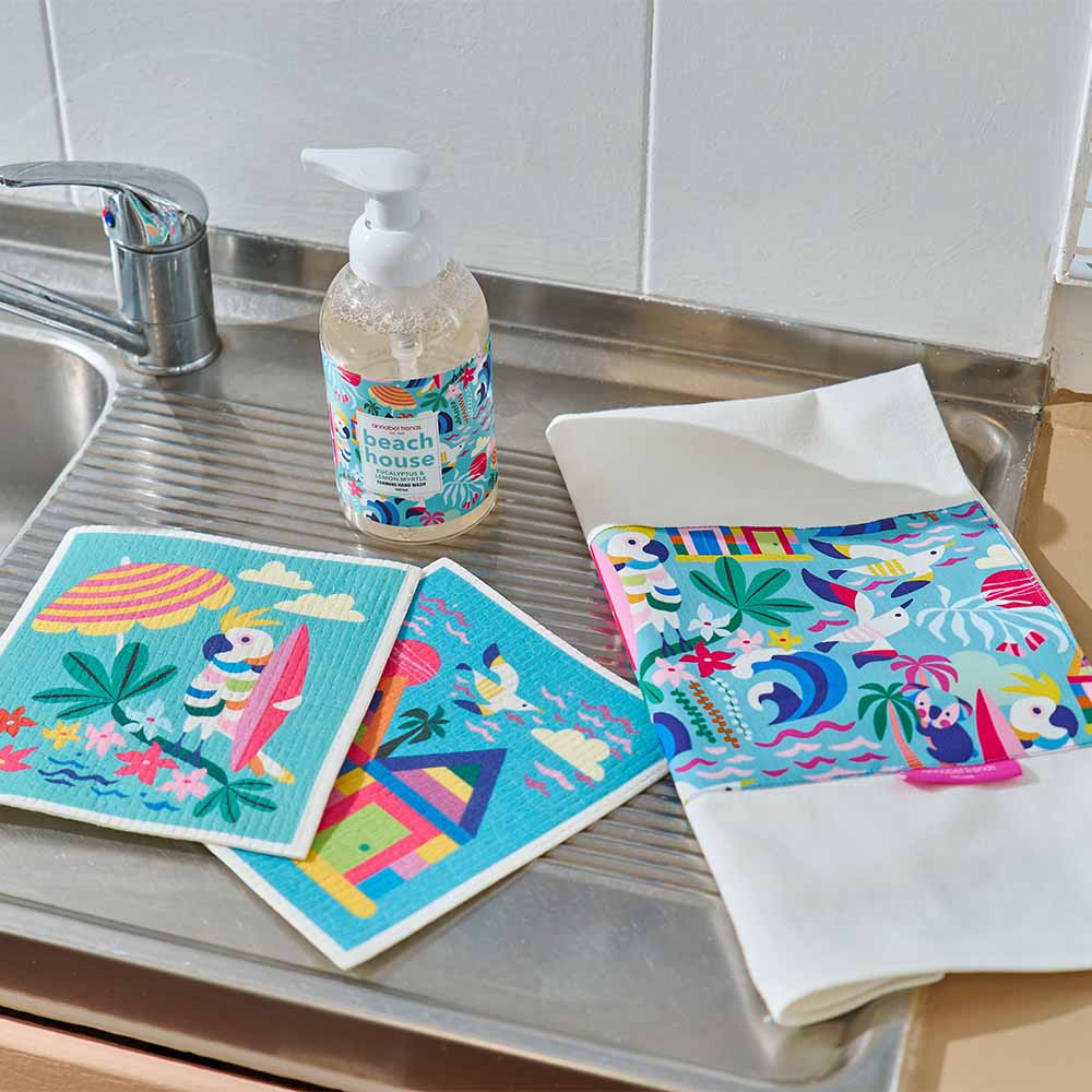 Annabel Trends Cotton Tea Towel Aussie Summer