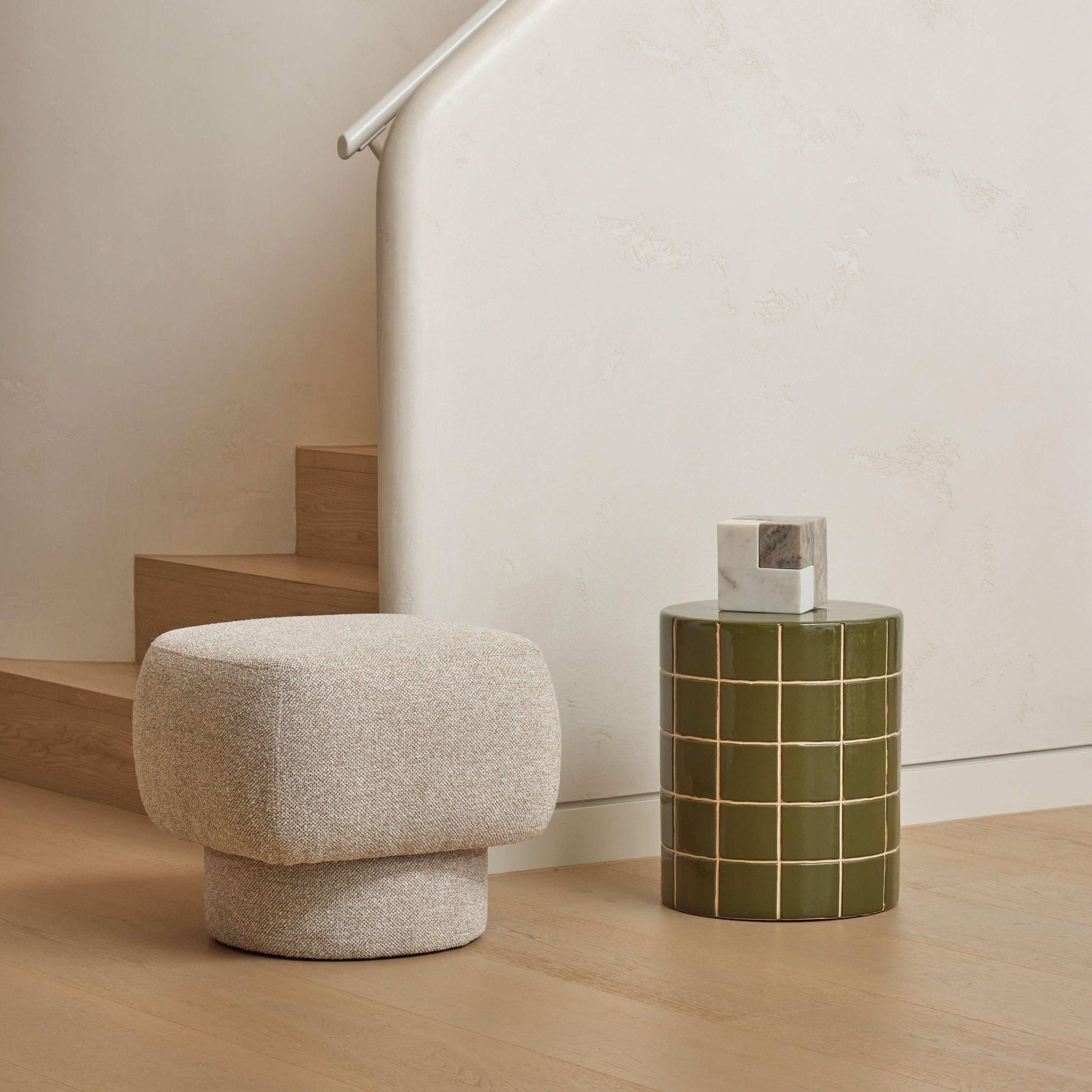 Amalfi Elio Stool Off White