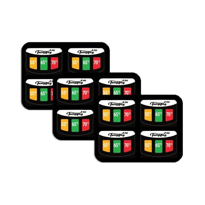 Temptag Pro Stick On Thermometer (3 Sheets)