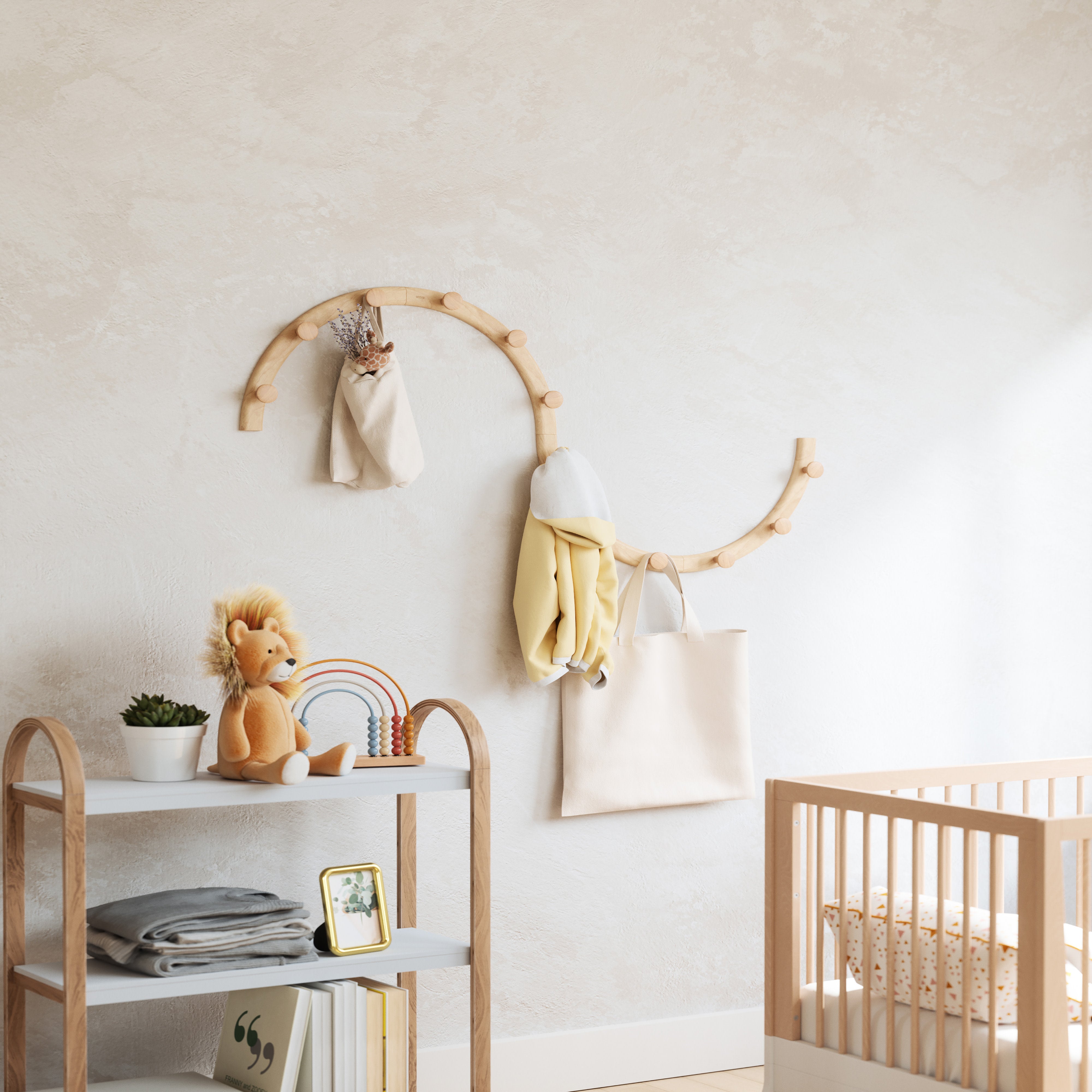 Umbra Bellwood Freestanding Shelf 3 Tier White & Natural