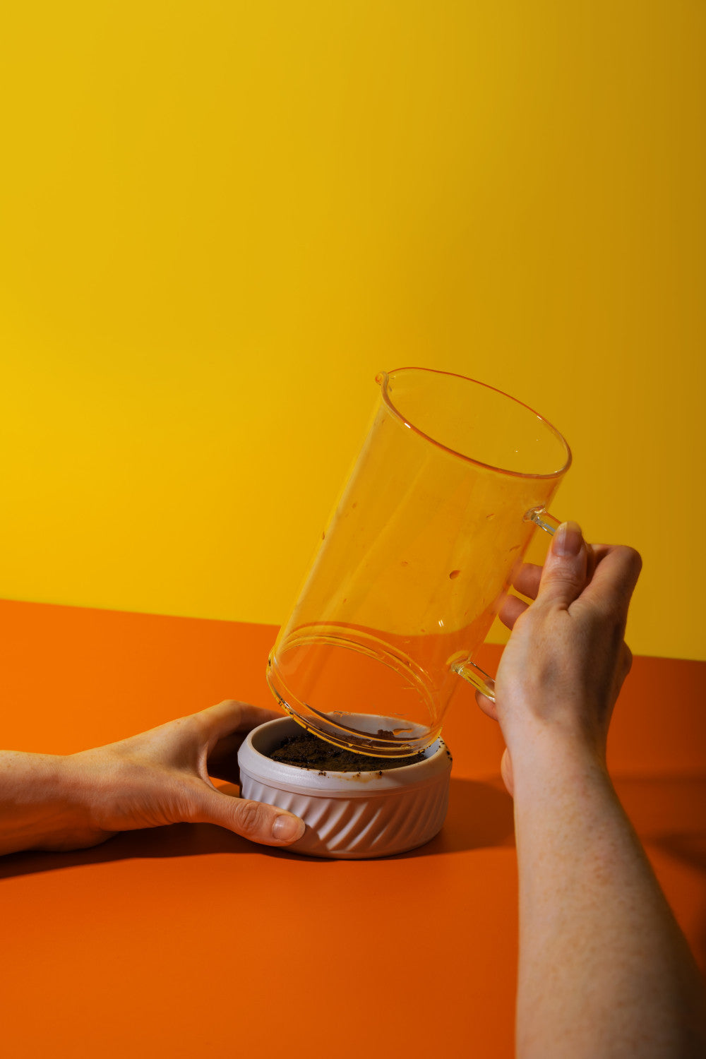 La Cafetière Zero Glass Cafetière 8 Cup / 1L (Latte)