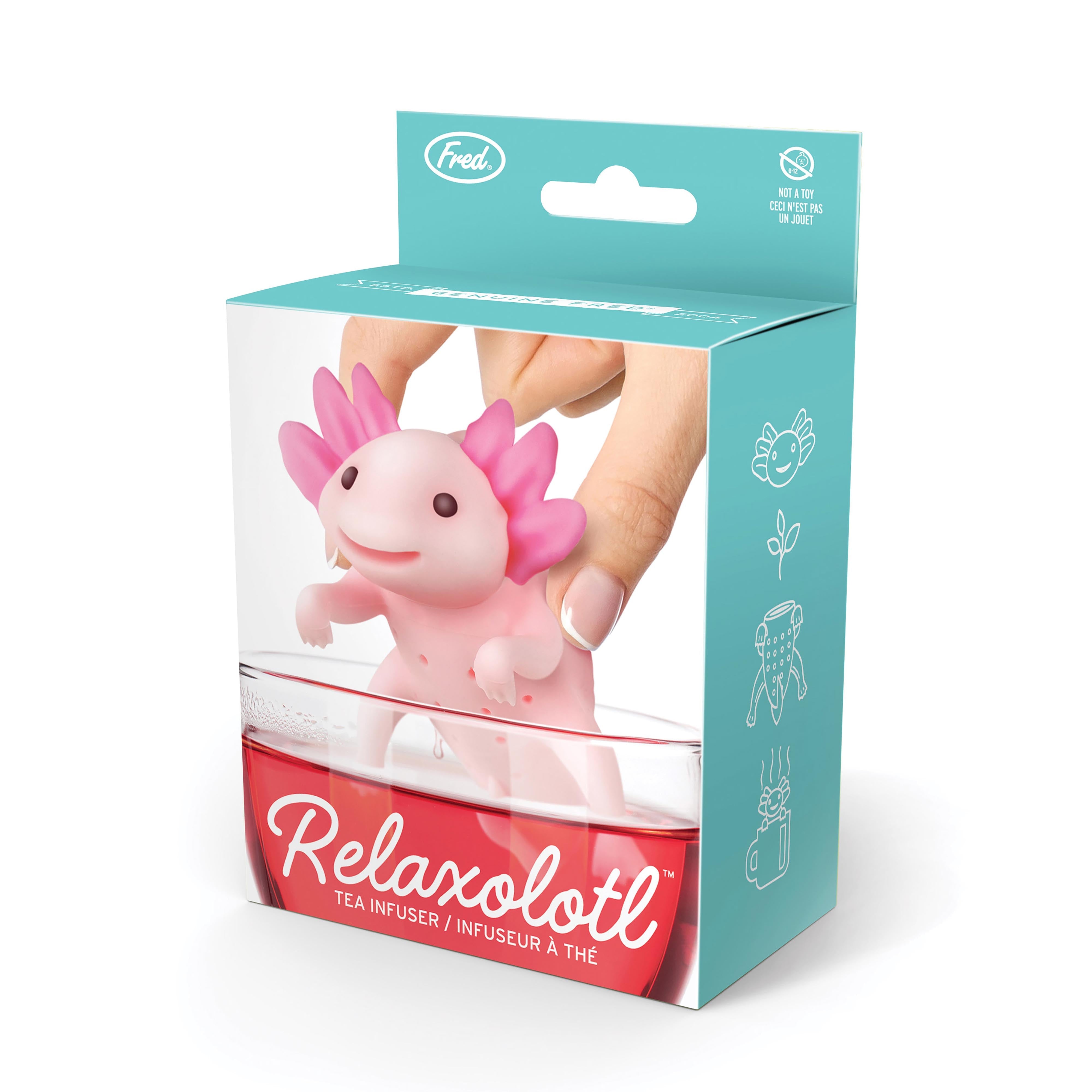 Fred Relaxolotl Tea Infuser Pink