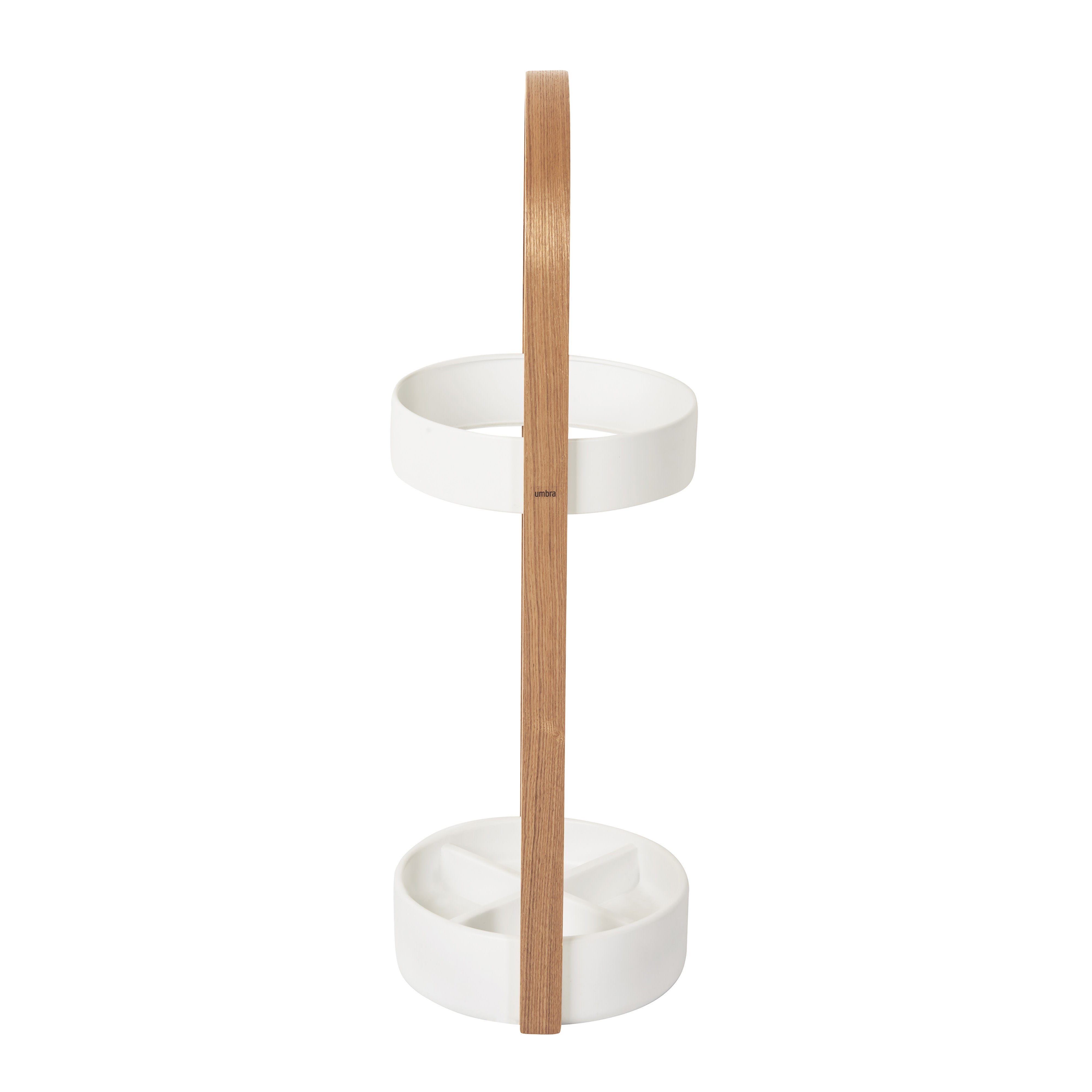 Umbra Bellwood Umbrella Stand White & Natural