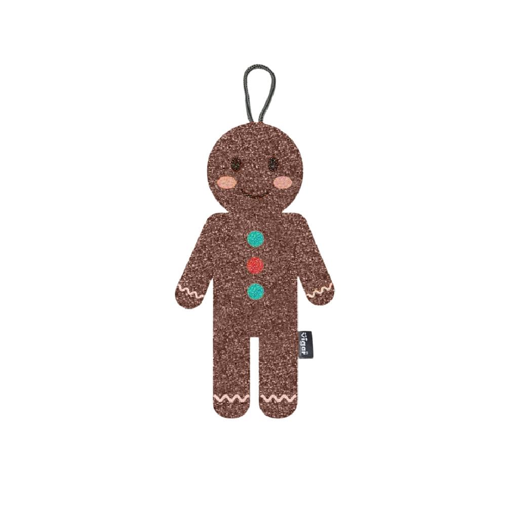 Gingerbread Man Scrubber Sponge - 3 Pack