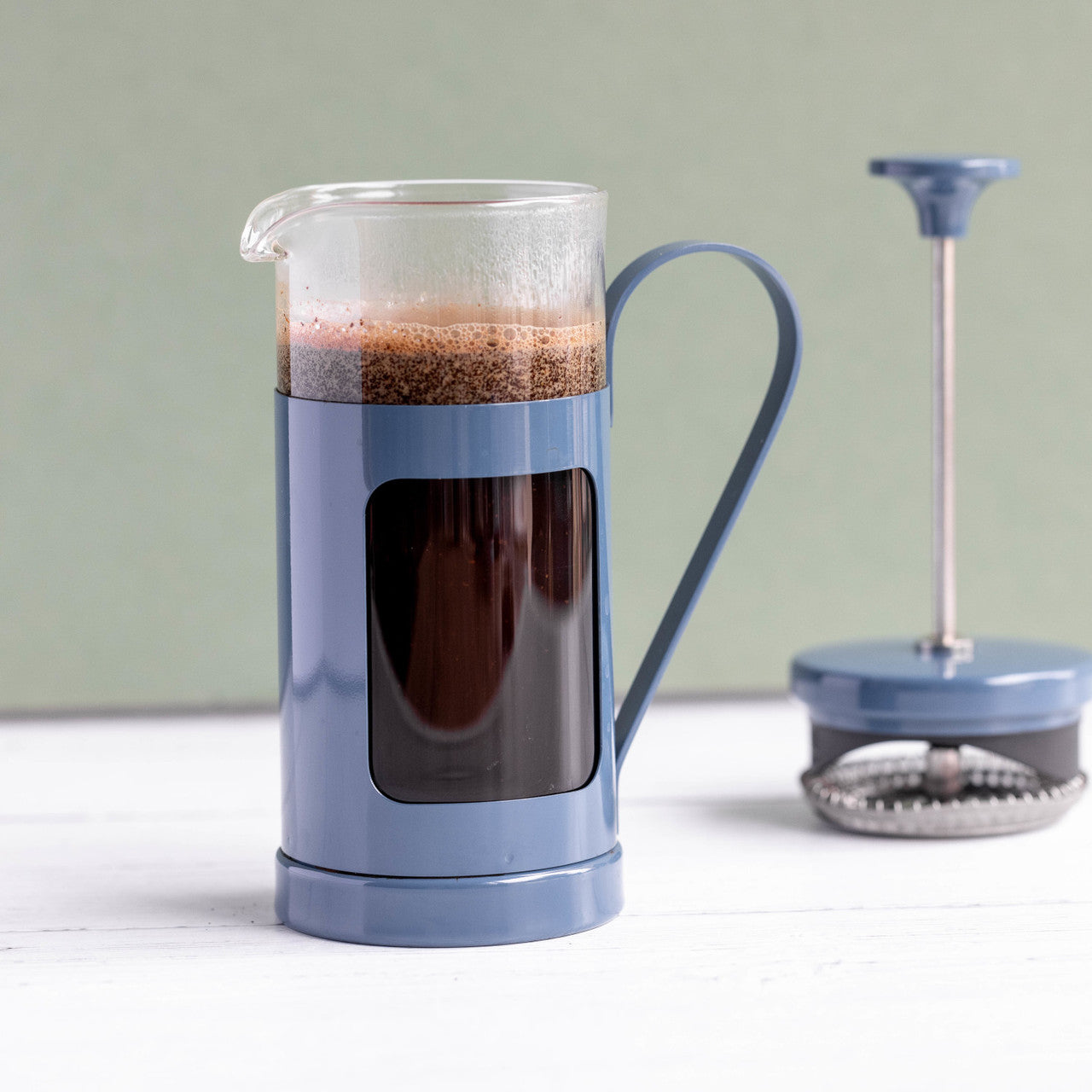 La Cafetière Monaco Stainless Steel Cafetière 3 Cup / 350ml (Navy Blue)