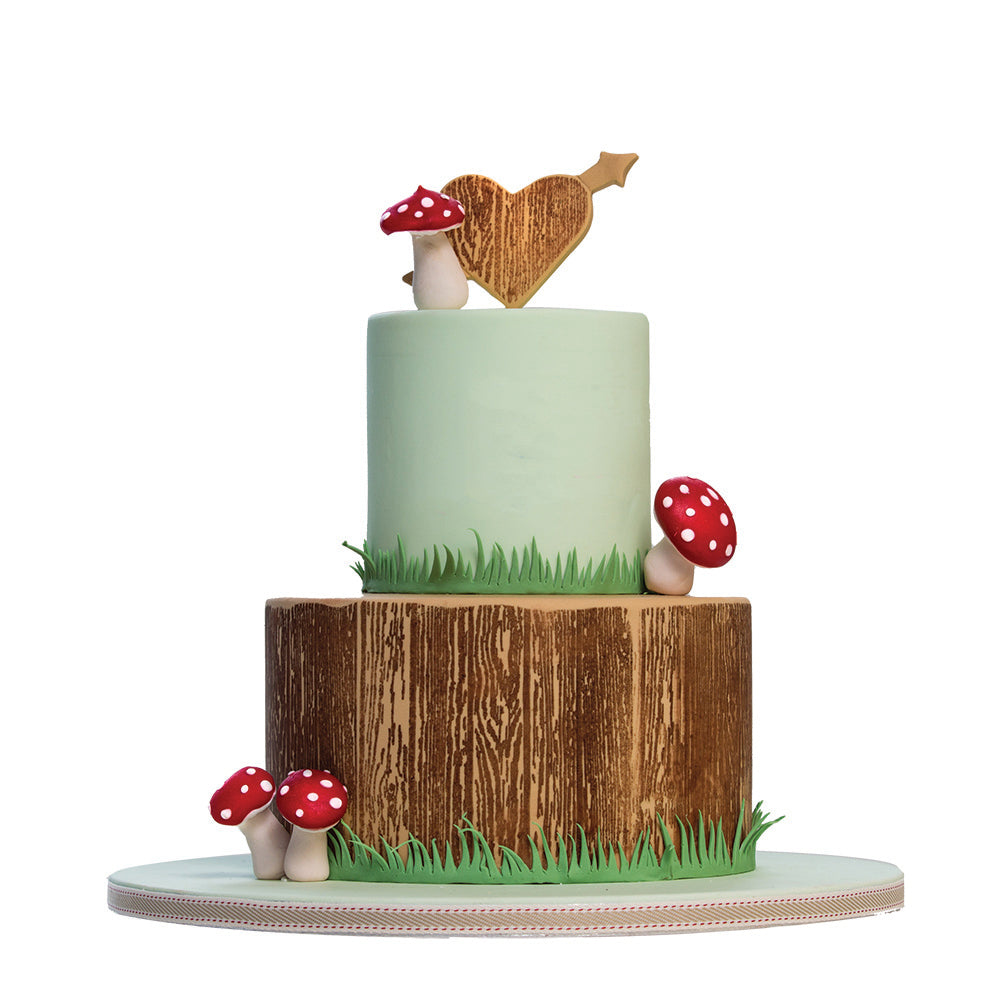 Stamp a Cake Wood & Script Stamp