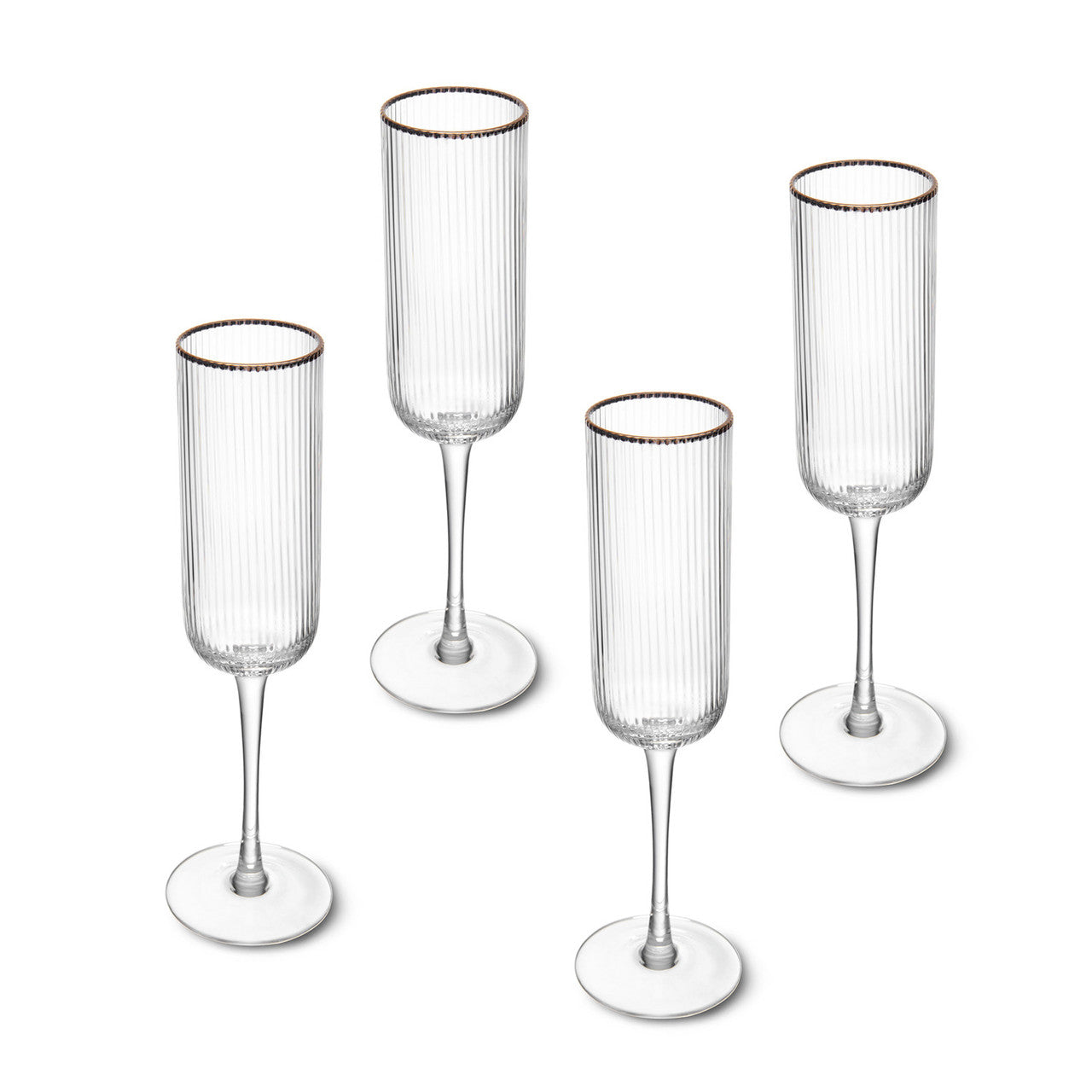 Mikasa Sorrento Champagne Flute Set 4 Piece 200ml