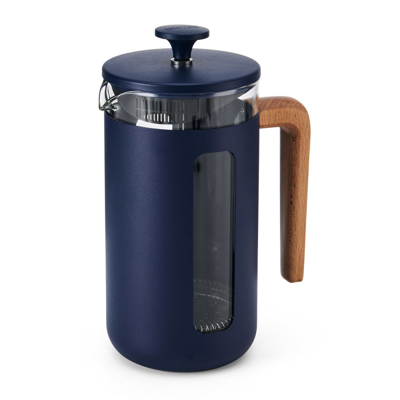 La Cafetière Pisa Stainless Steel Cafetière 8 Cup / 1L (Navy)