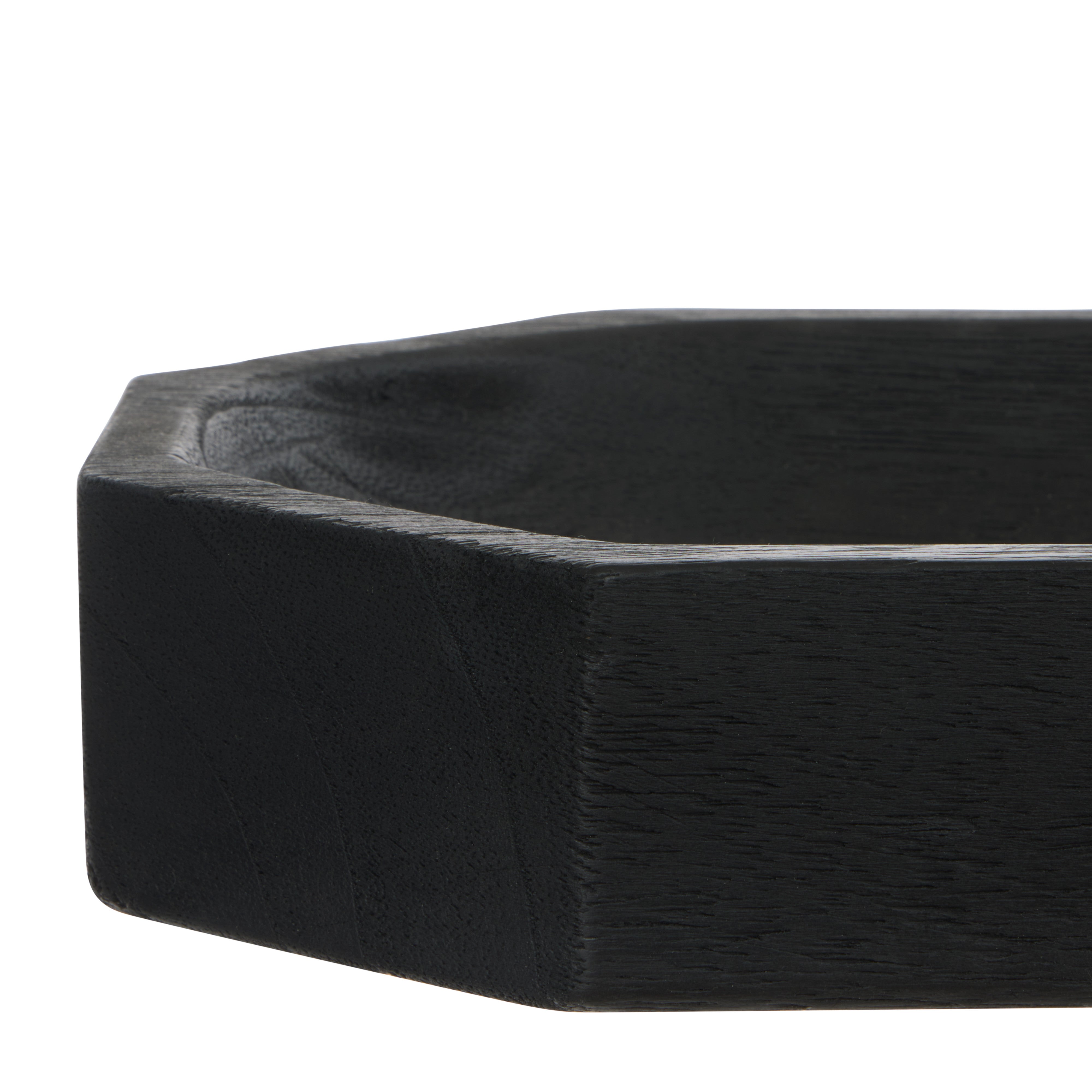 Amalfi Lyra Wooden Tray Tall Black