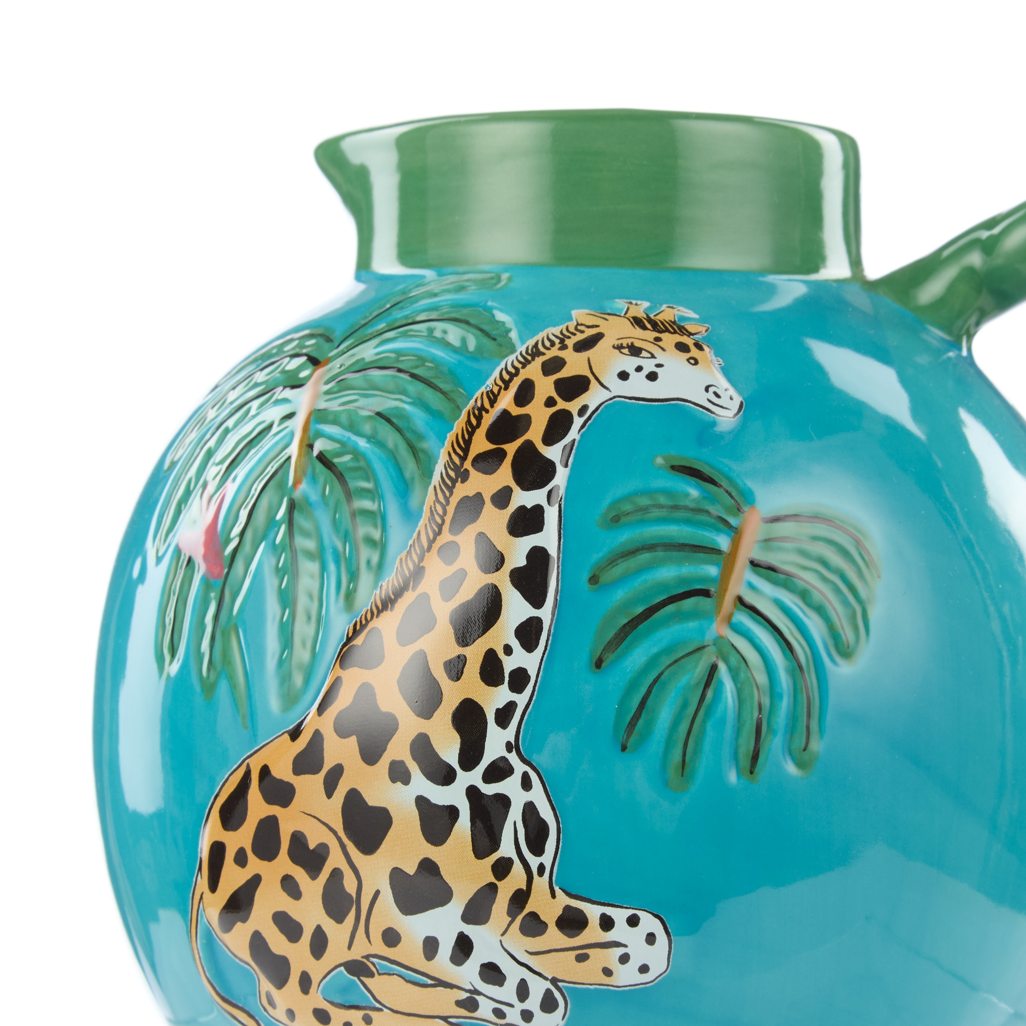 Emporium Fuller Green Giraffe Vase Multi-Coloured