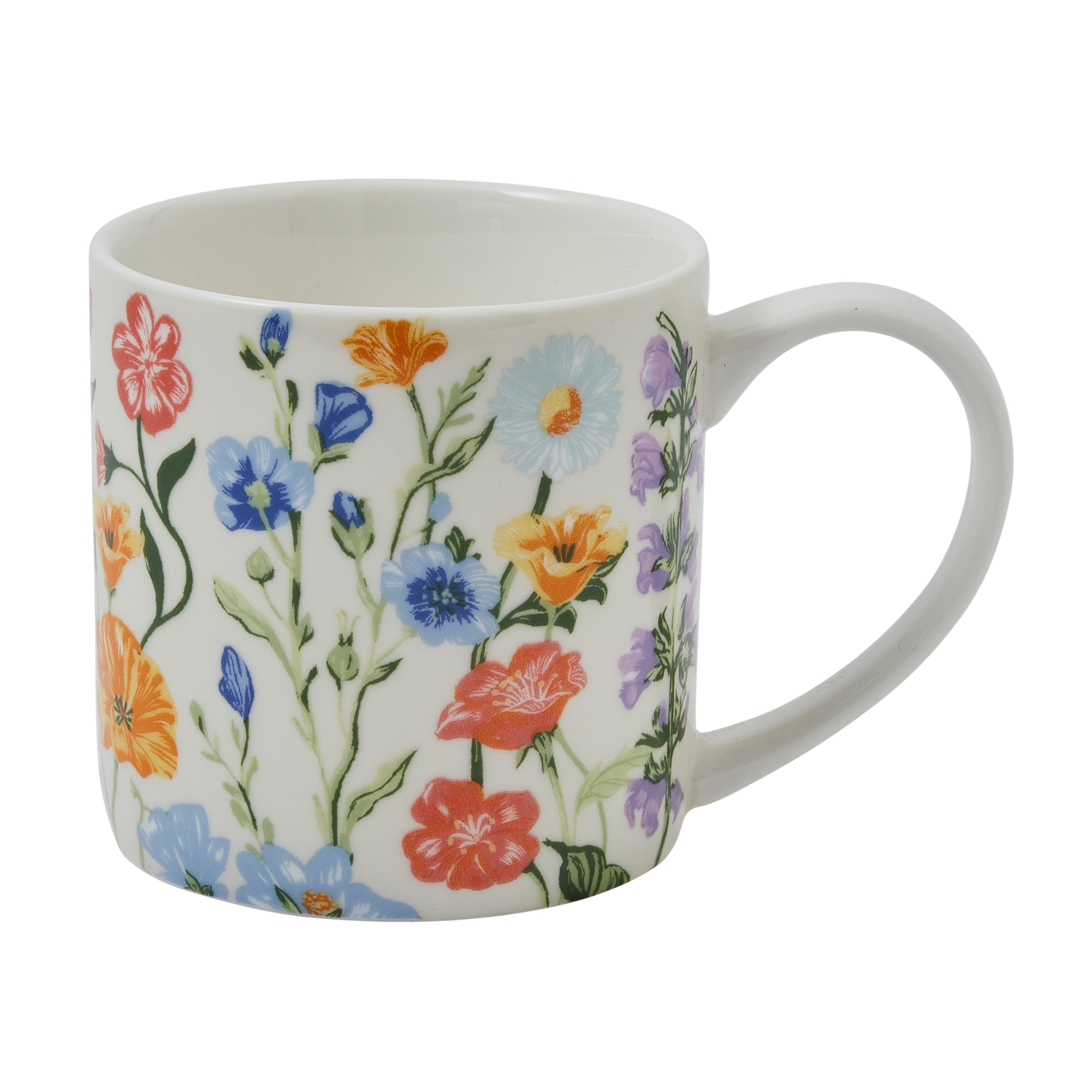 Ulster Weavers Cottage Garden New Bone China Mug 250ml Multi-Coloured