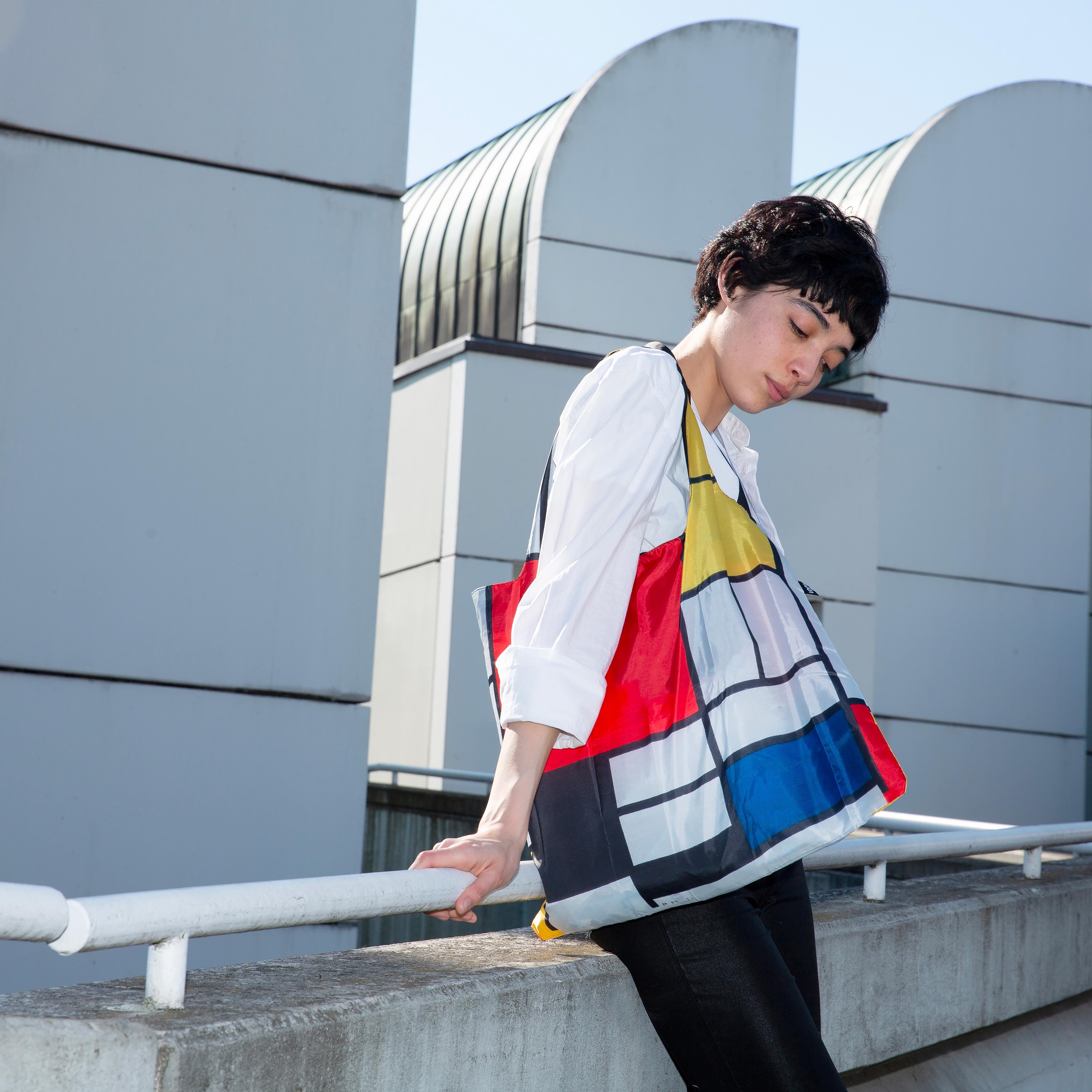 LOQI Mondrian Composition Tote Bag