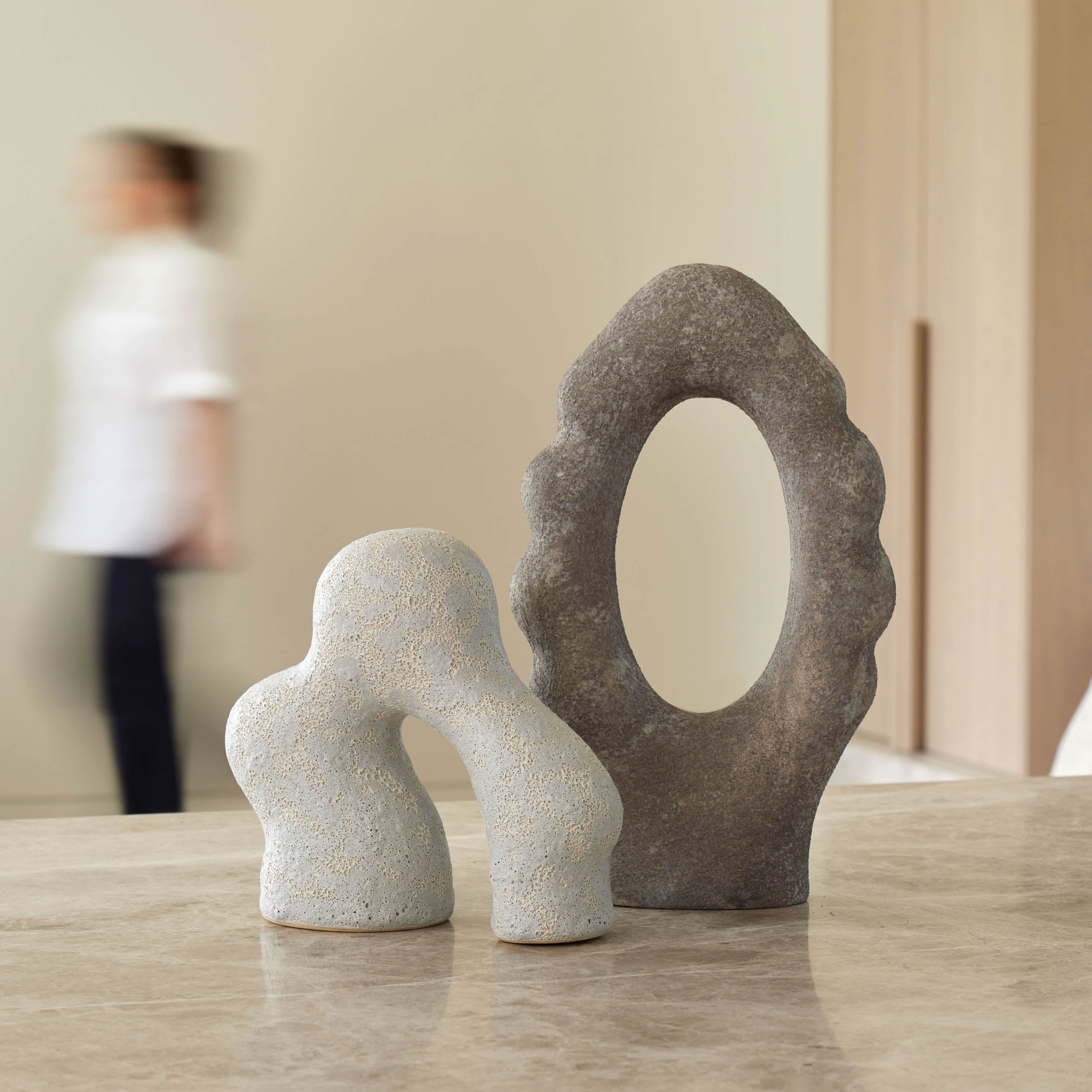 Amalfi Anja Sculpture Grey Reactive