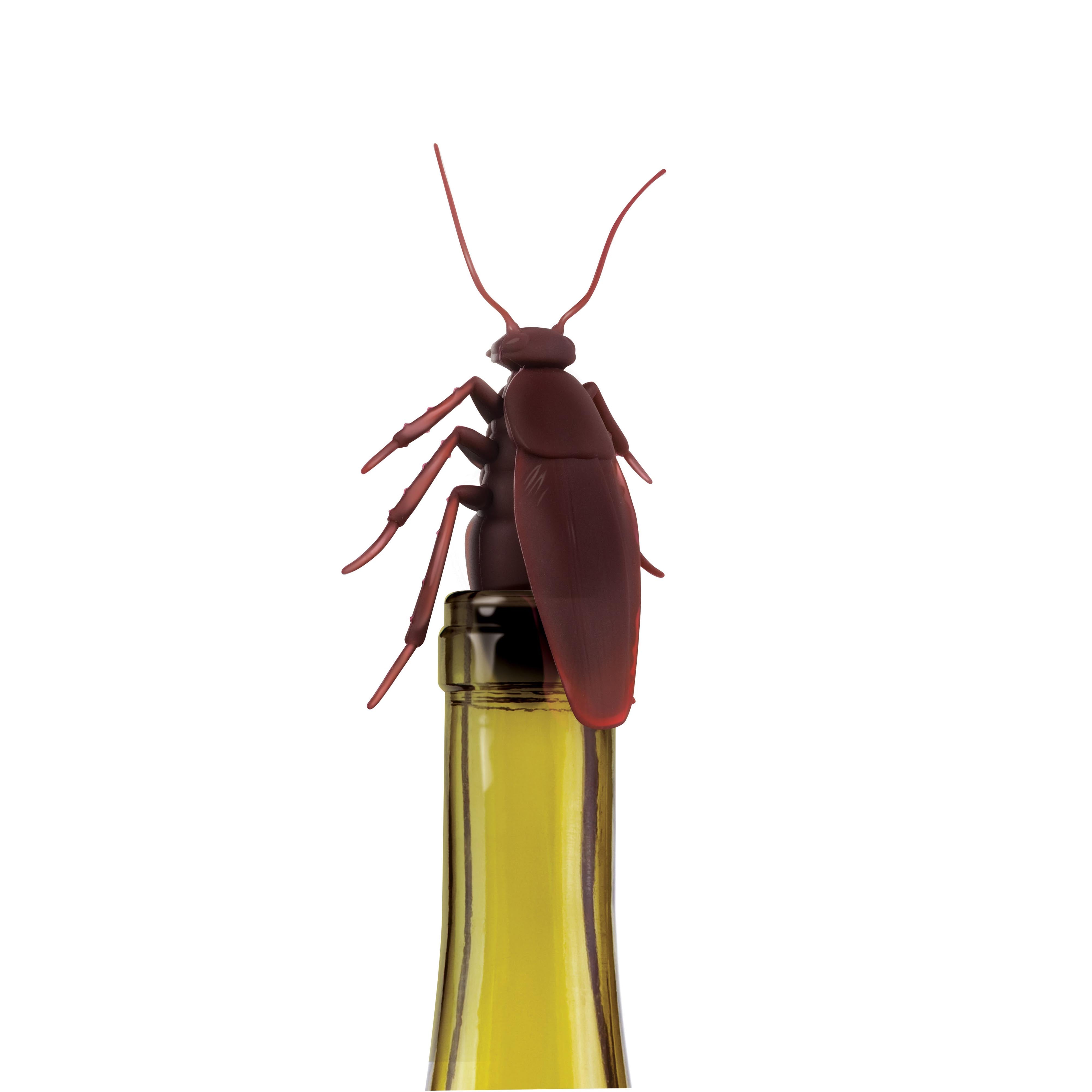 Fred Cockroach Bottle Stopper Brown
